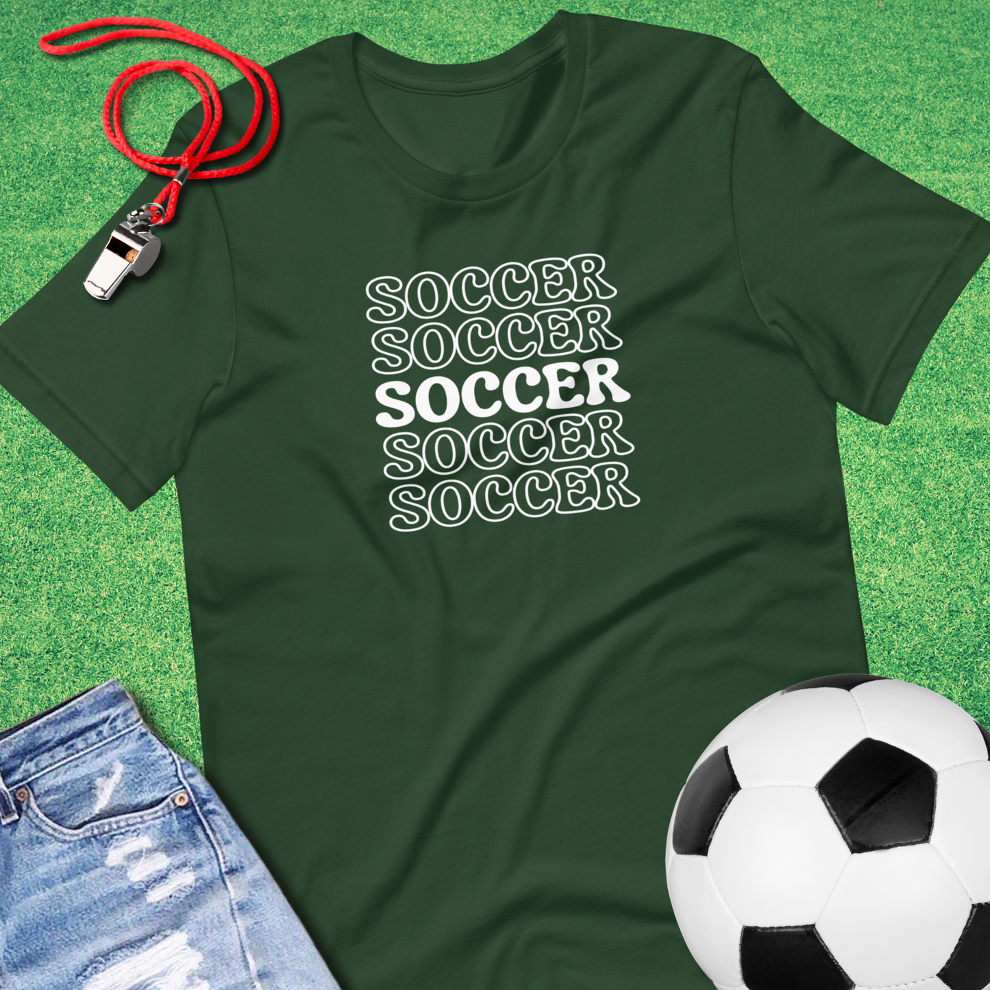 Soccer On Repeat T-Shirt