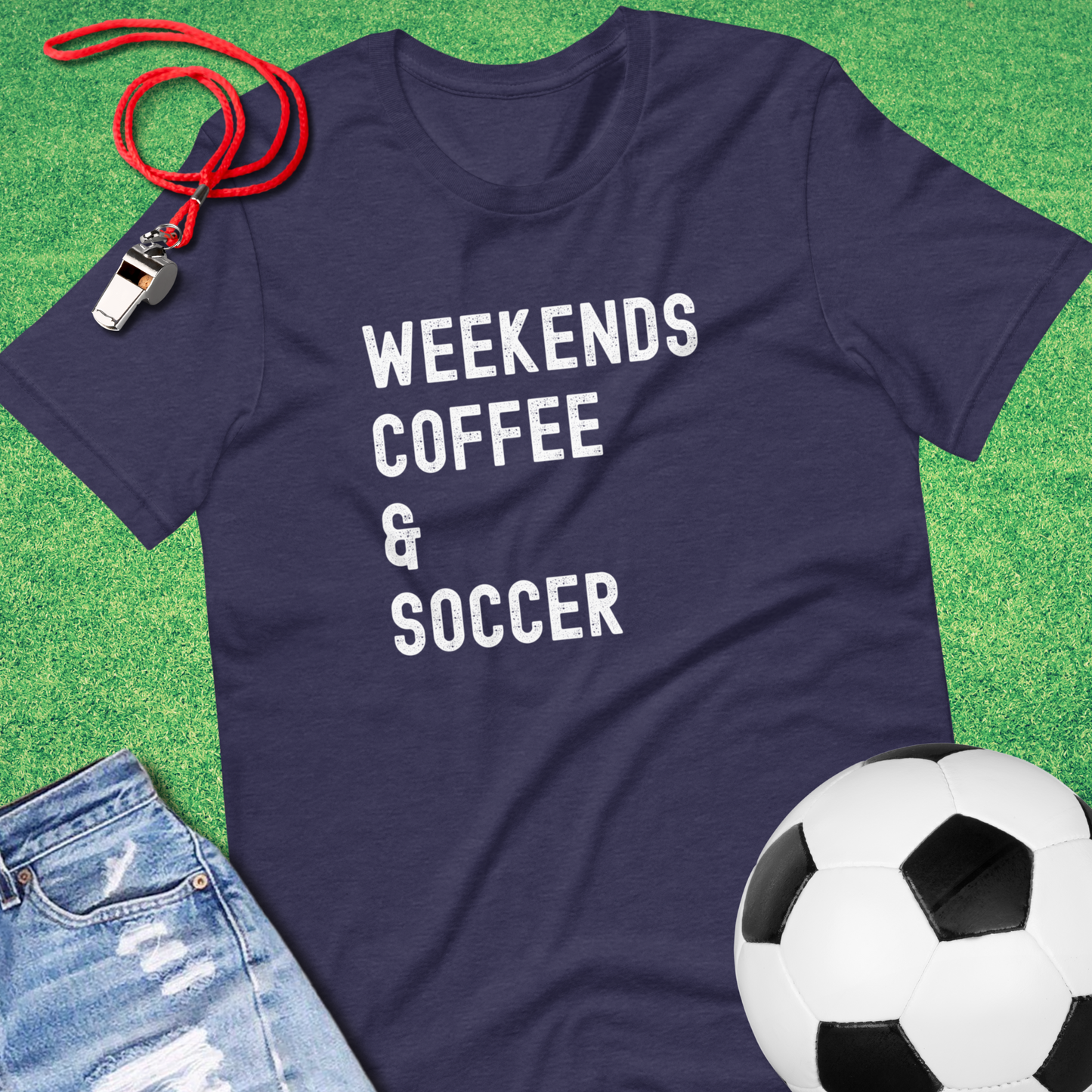 Weekends Coffee & Soccer T-Shirt