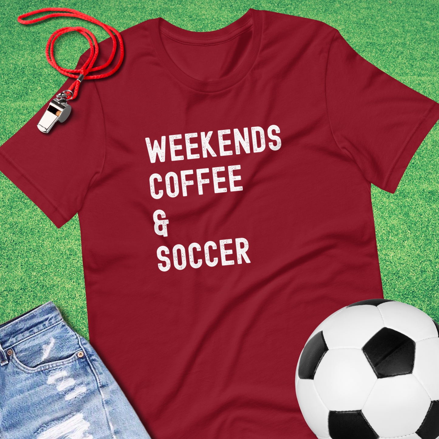 Weekends Coffee & Soccer T-Shirt