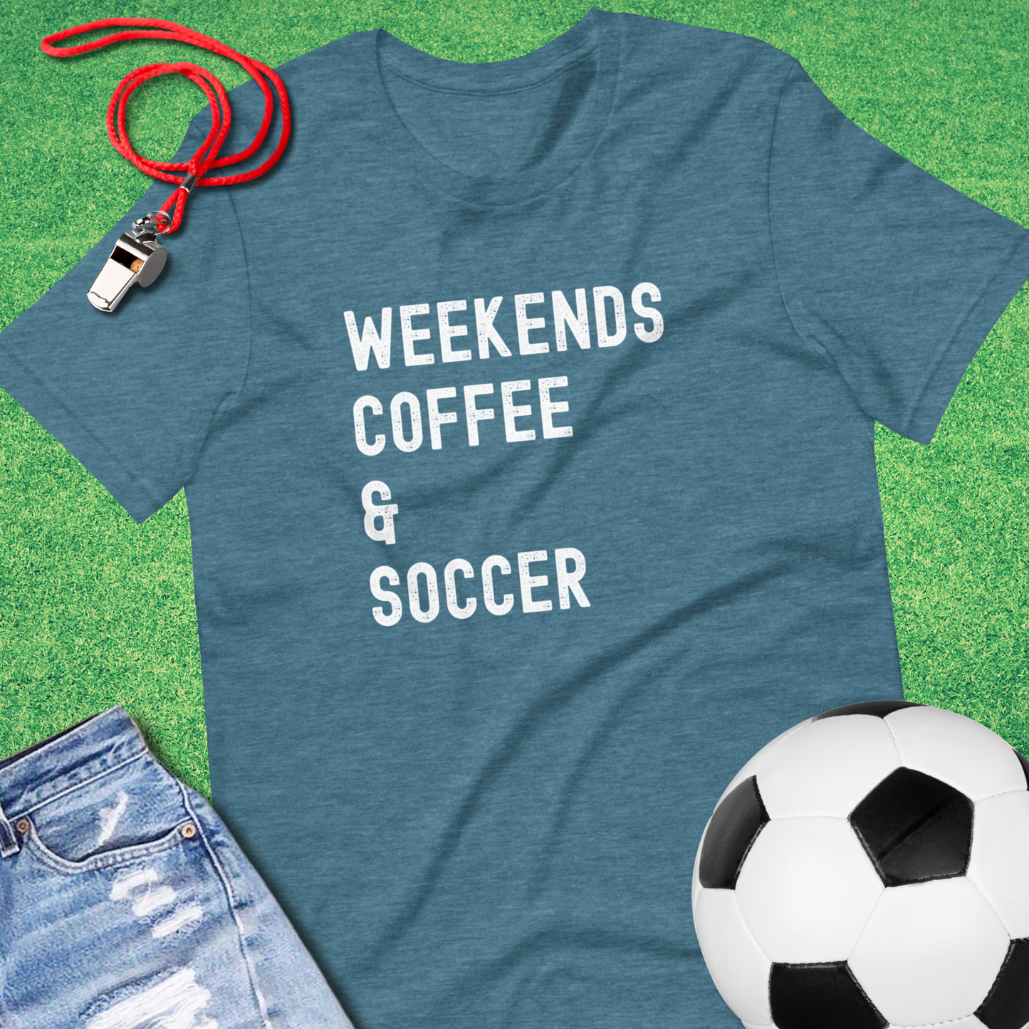 Weekends Coffee & Soccer T-Shirt