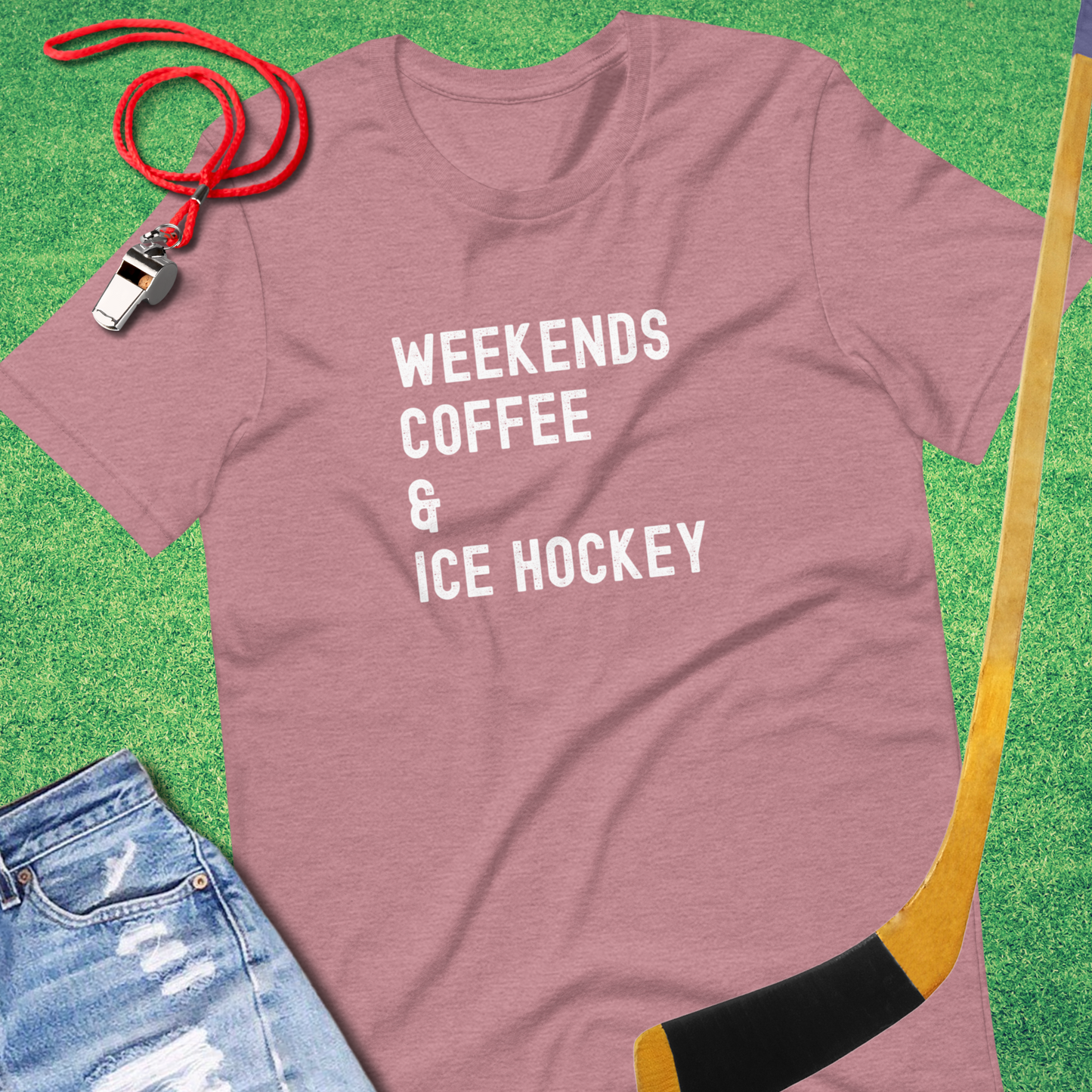Weekends, Coffee & Ice Hockey T-Shirt