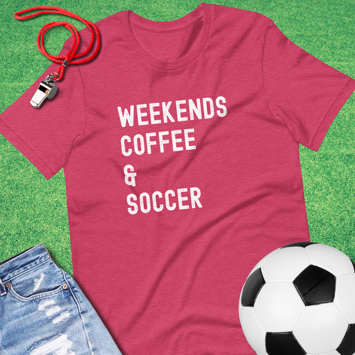 Weekends Coffee & Soccer T-Shirt