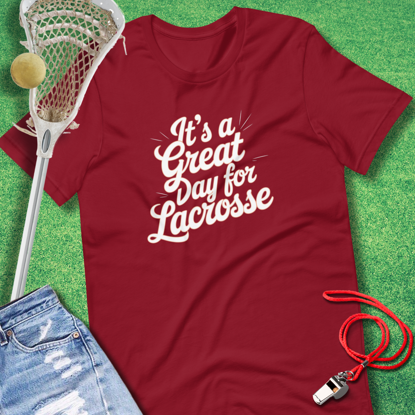 Great Day for Lacrosse T-Shirt