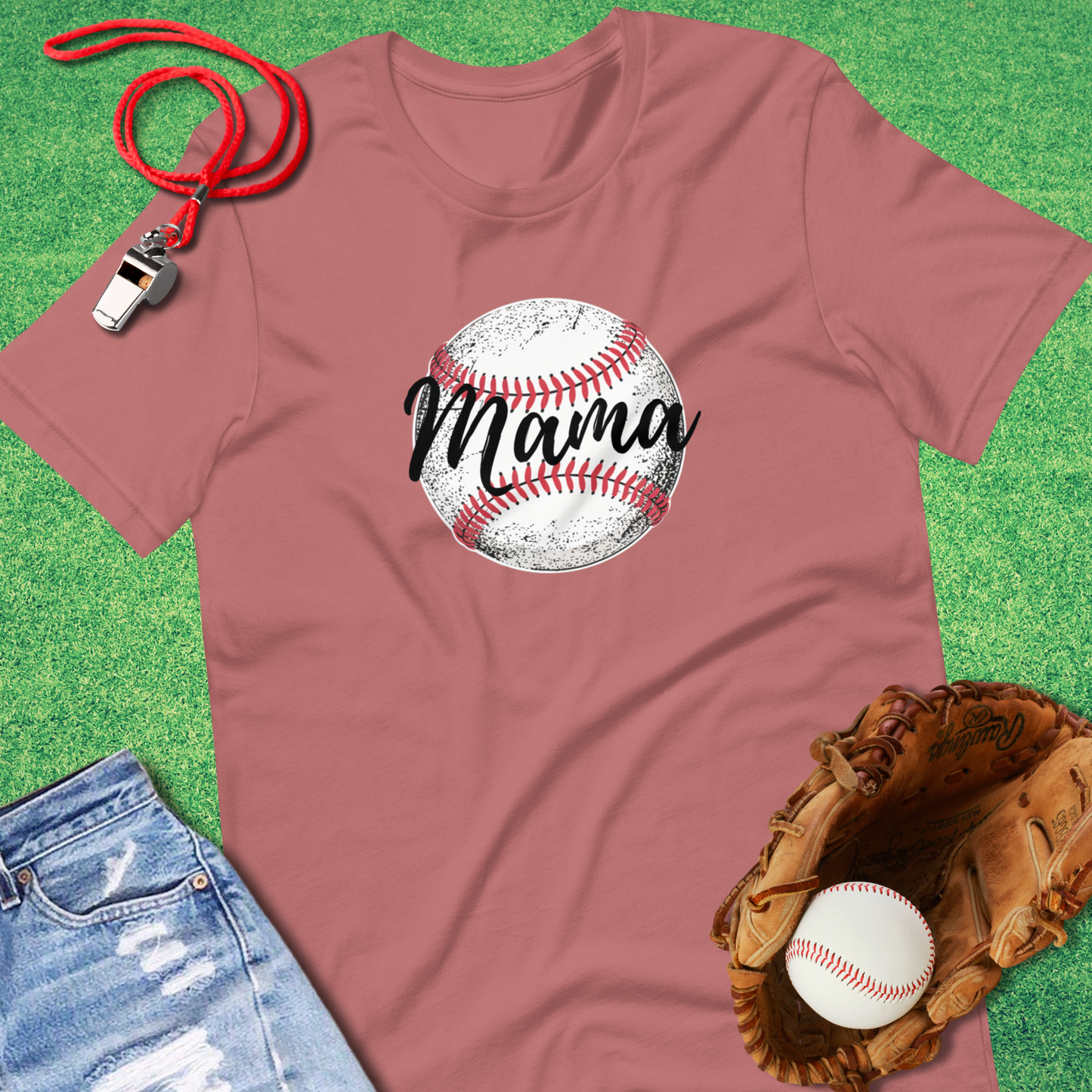 Baseball Mama Icon T-Shirt