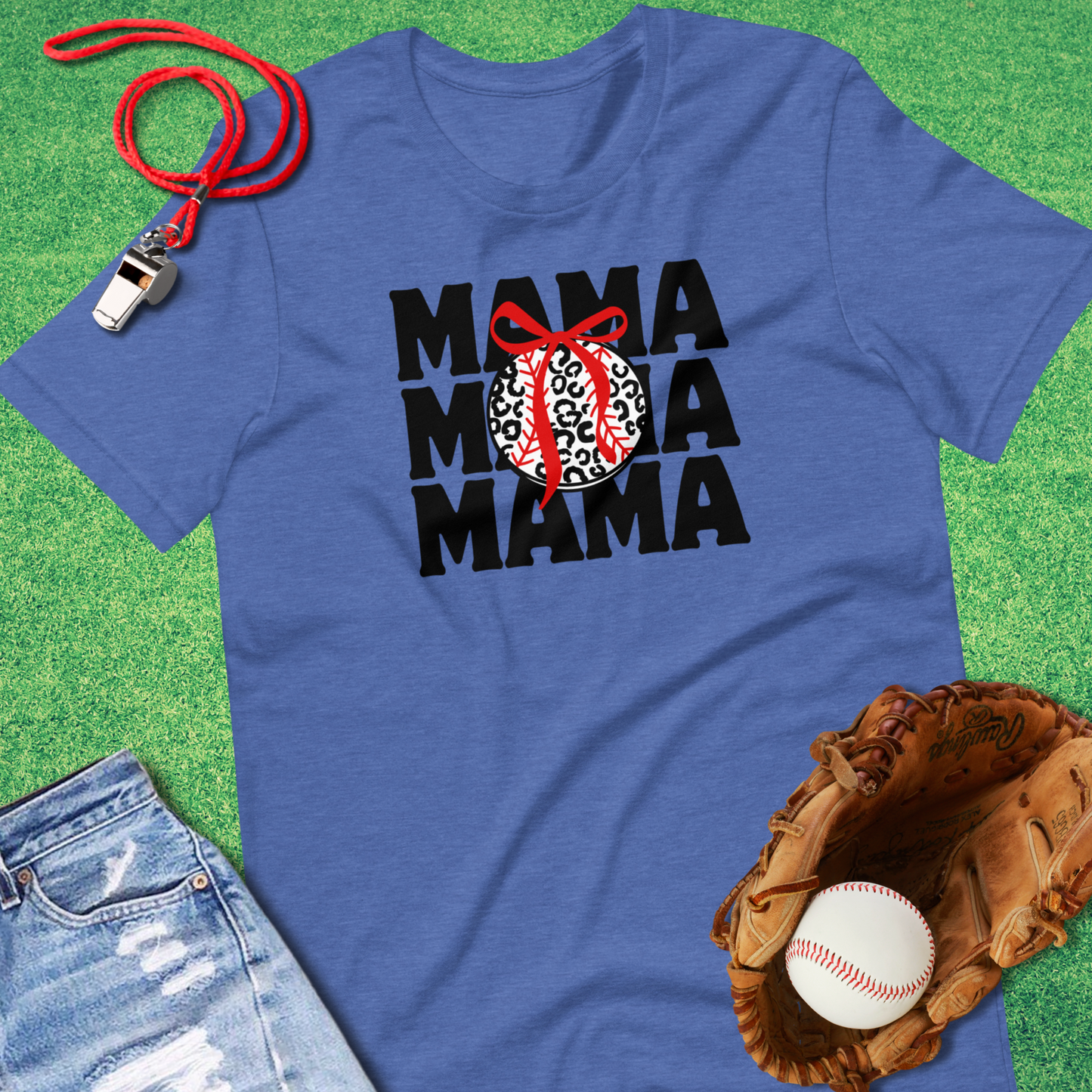 Trendy Baseball Mama T-Shirt