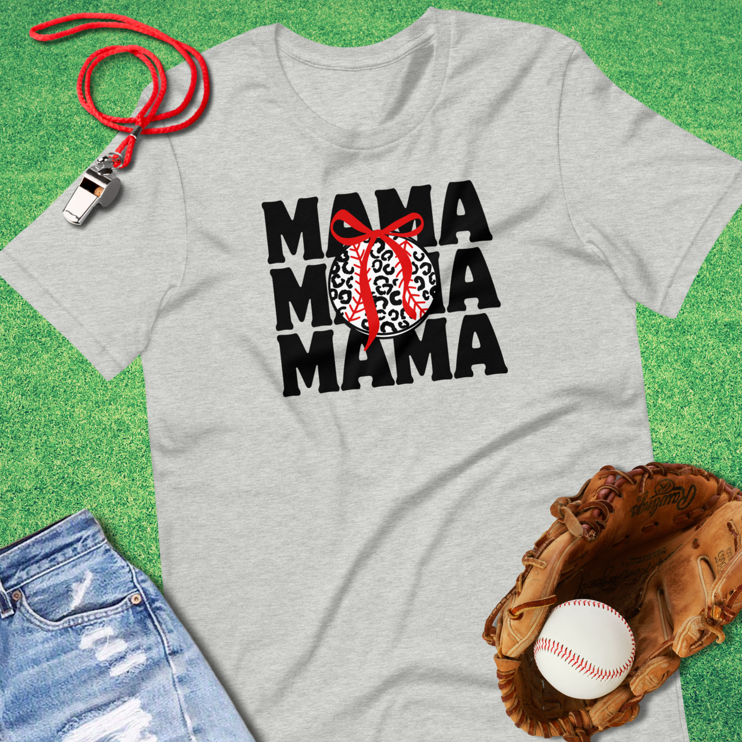 Trendy Baseball Mama T-Shirt