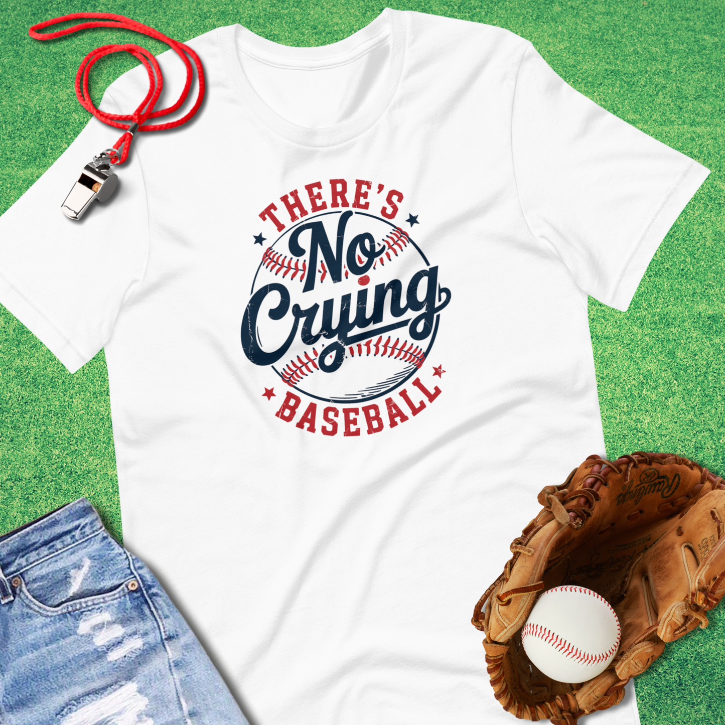 There's No Crying in Baseball T-Shirt