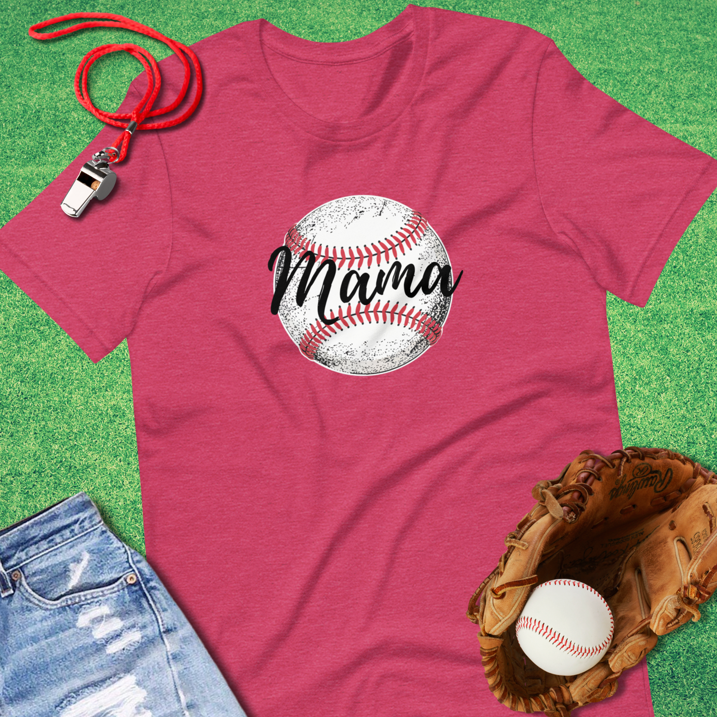 Baseball Mama Icon T-Shirt