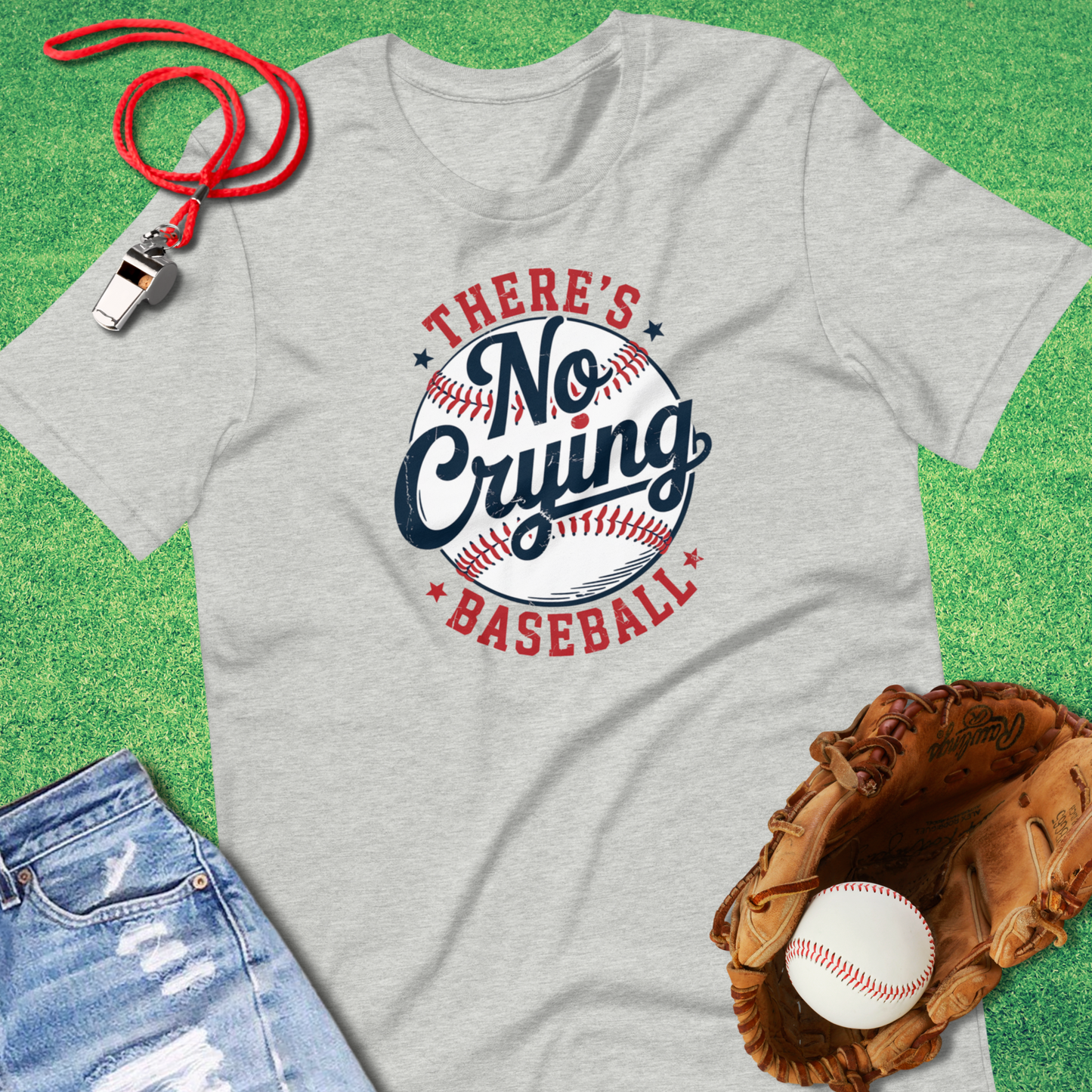 There's No Crying in Baseball T-Shirt