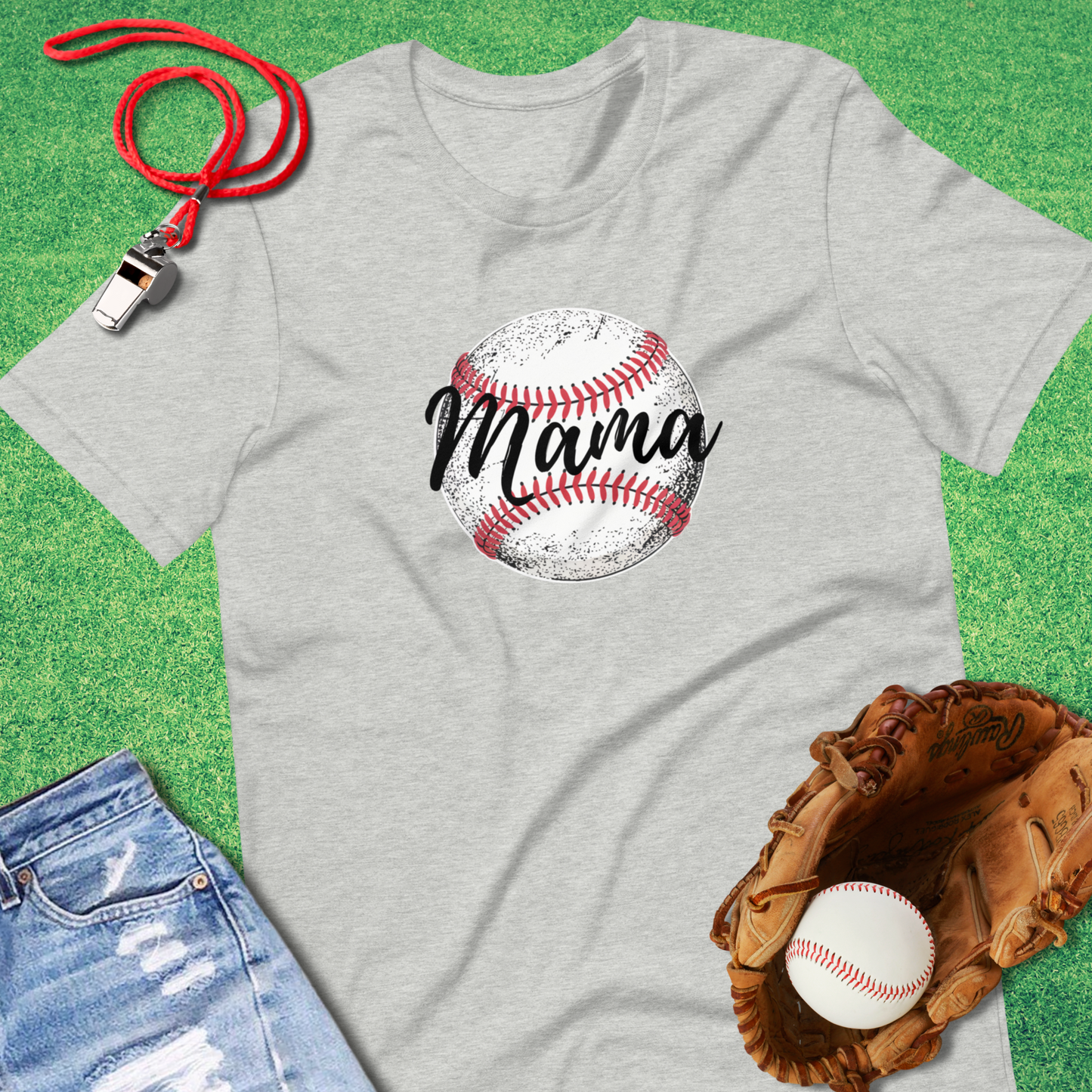 Baseball Mama Icon T-Shirt