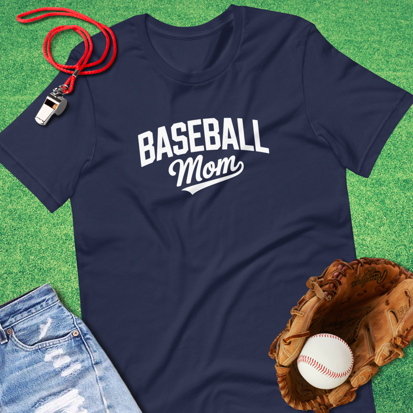 Baseball Mom Sports T-Shirt