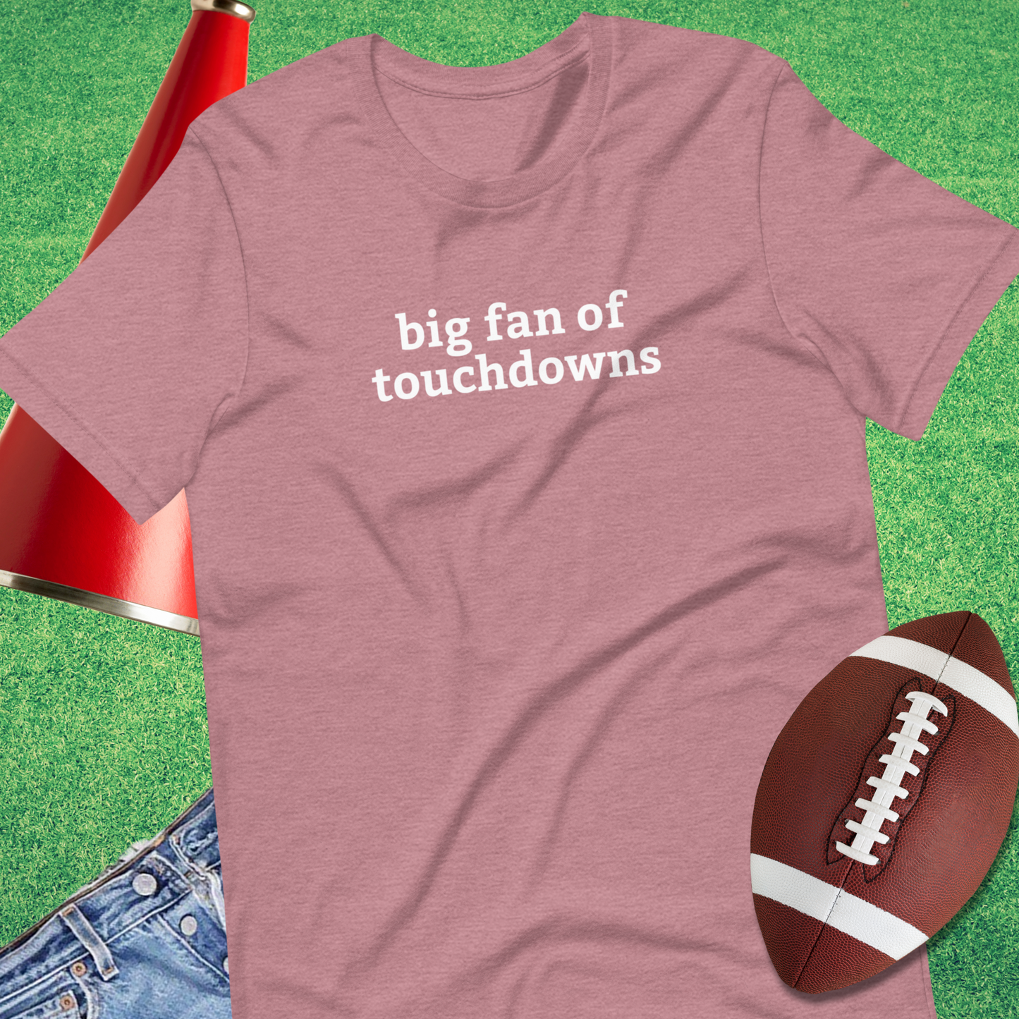 women's football tee