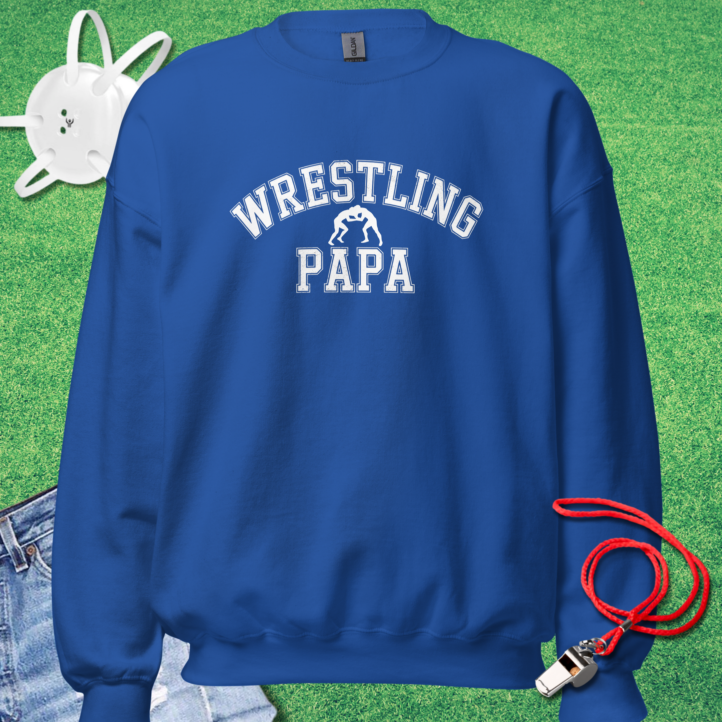 Collegiate Wrestling Papa Sweatshirt