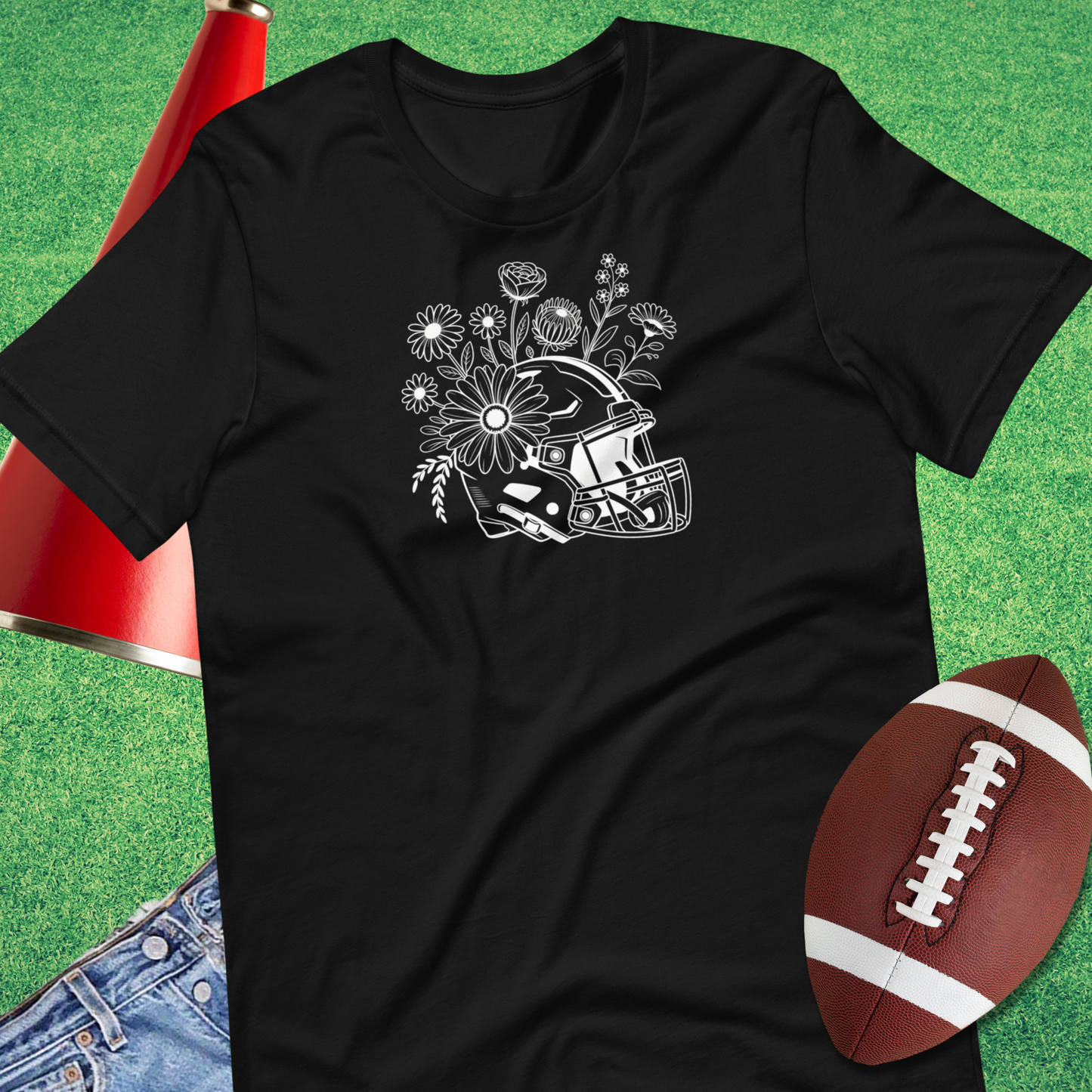 Helmet & Wildflowers T-Shirt