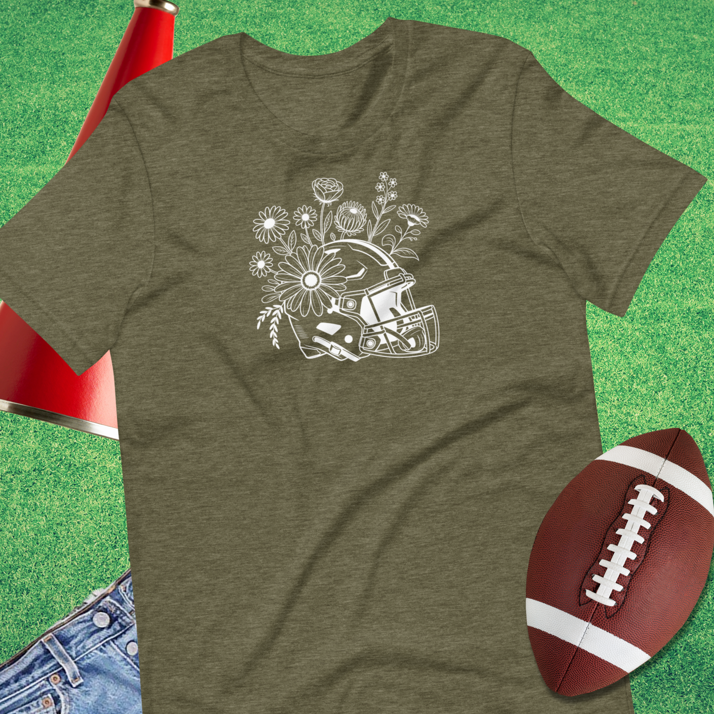 Helmet & Wildflowers T-Shirt
