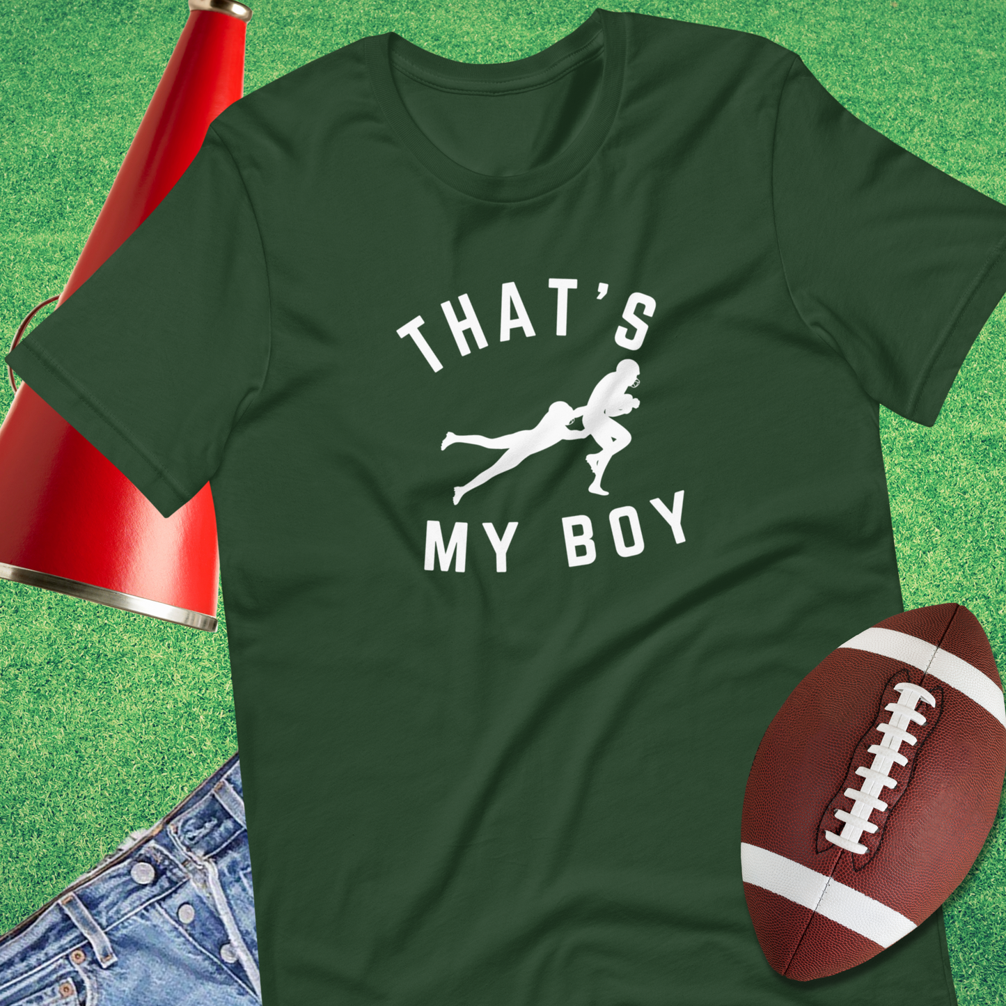 That's My Boy On the Tackle T-Shirt
