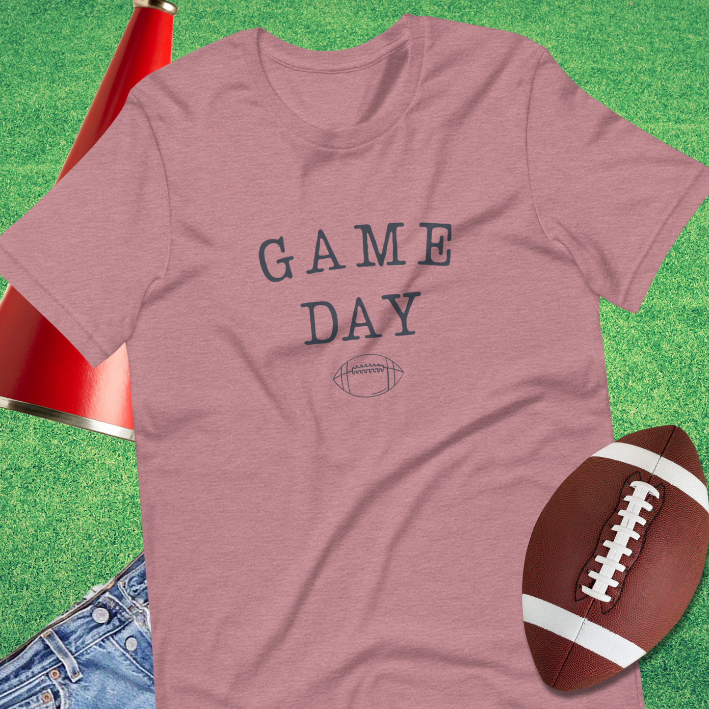 Vintage style football shirt with typewriter lettering