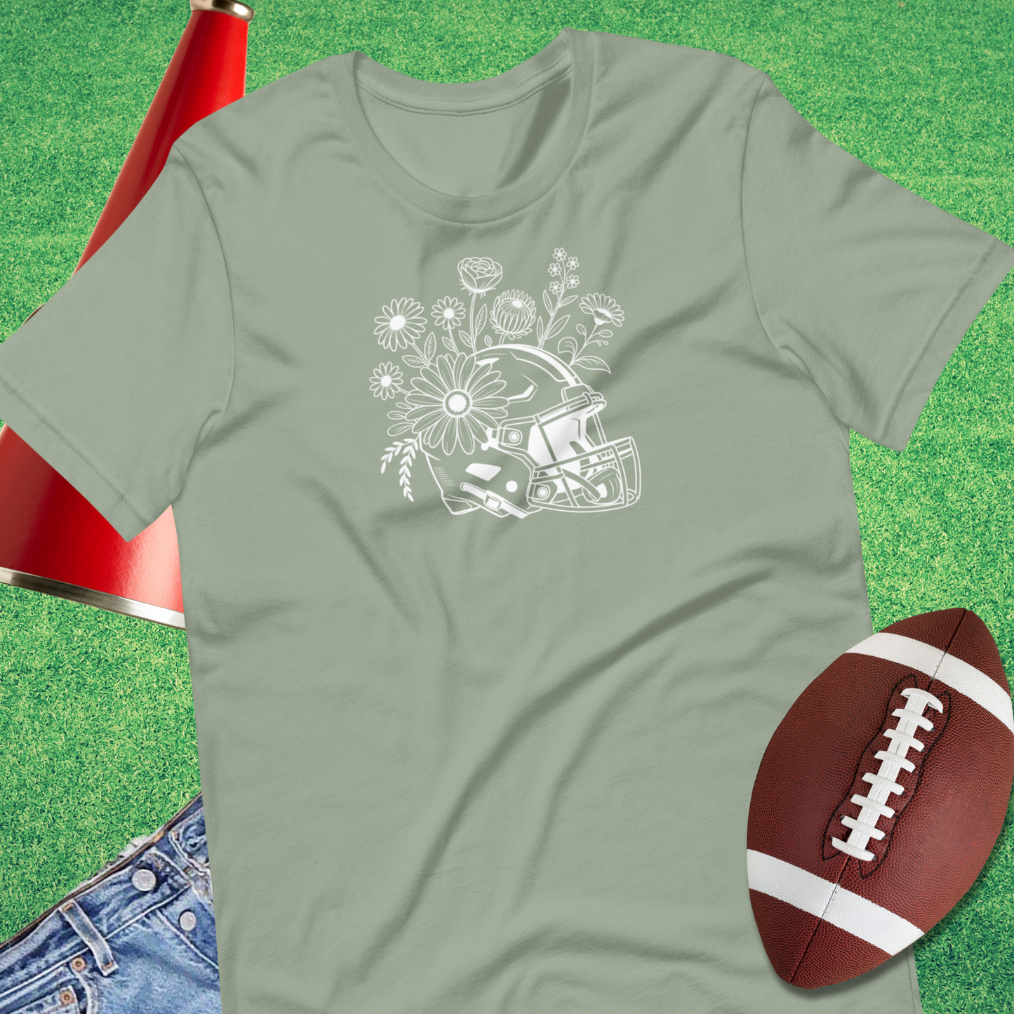 Helmet & Wildflowers T-Shirt
