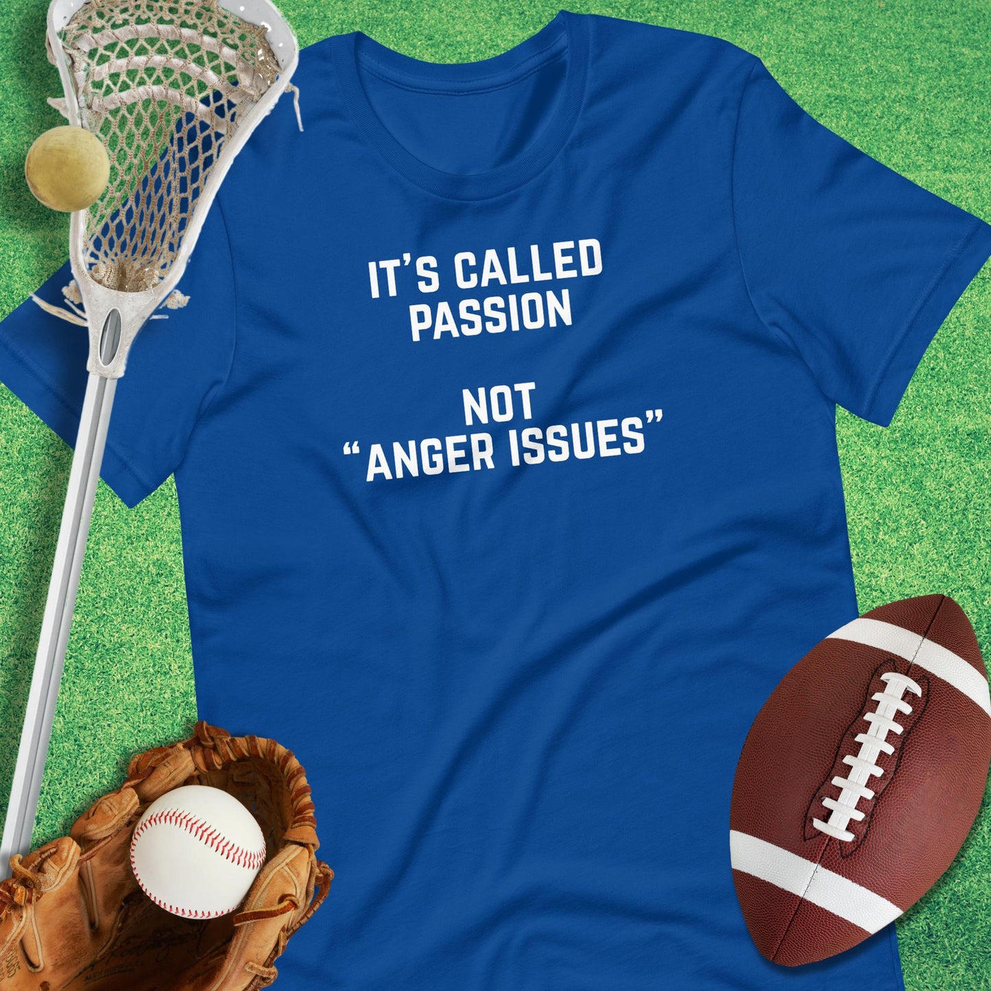 It's Called Passion T-shirt in True Royal - funny T-Shirt for gameday | Sideline Gods