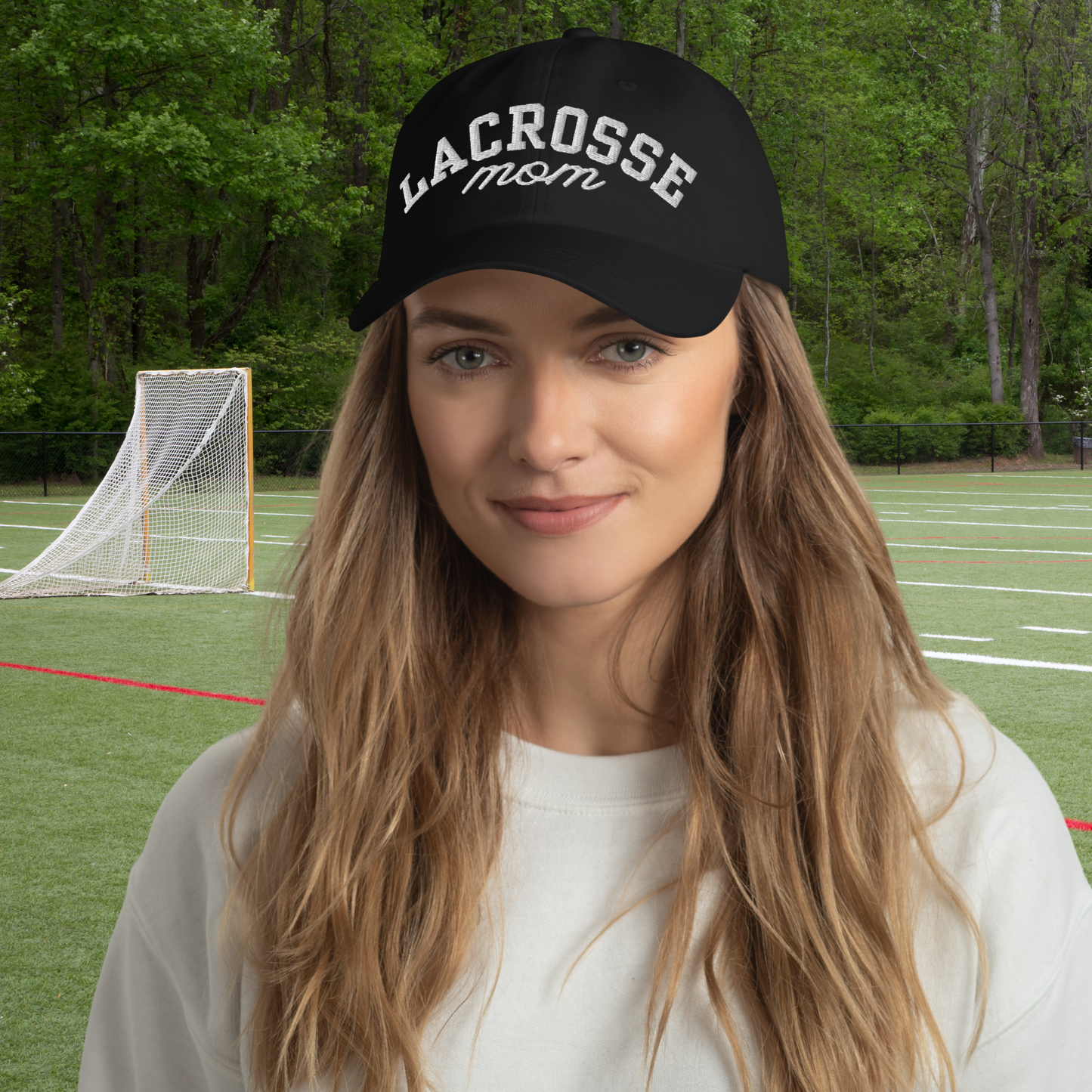 Lacrosse Mom Script Hat in - Lacrosse Mom Hat | Sideline Gods