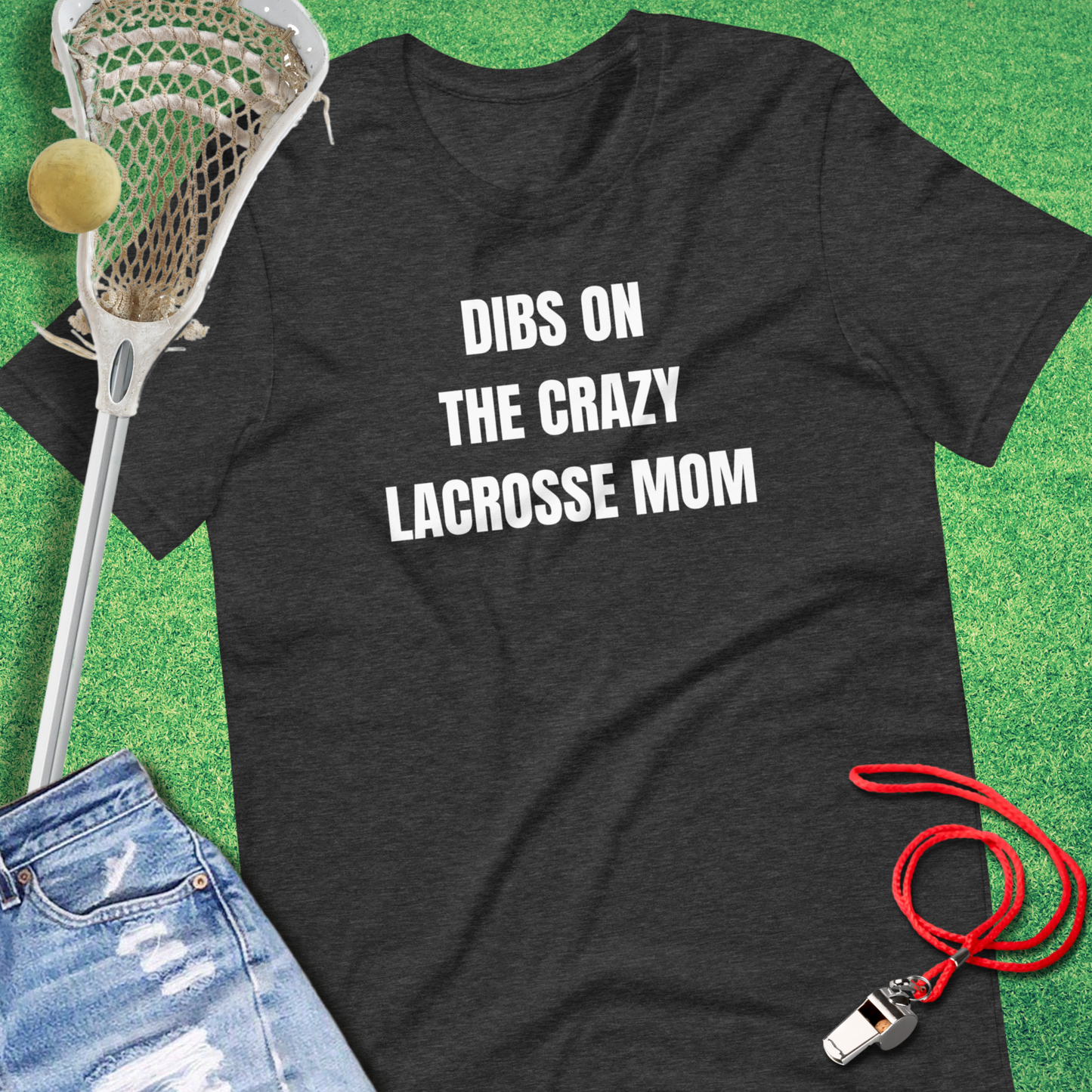 Casual unisex lacrosse shirt perfect for parents and fans