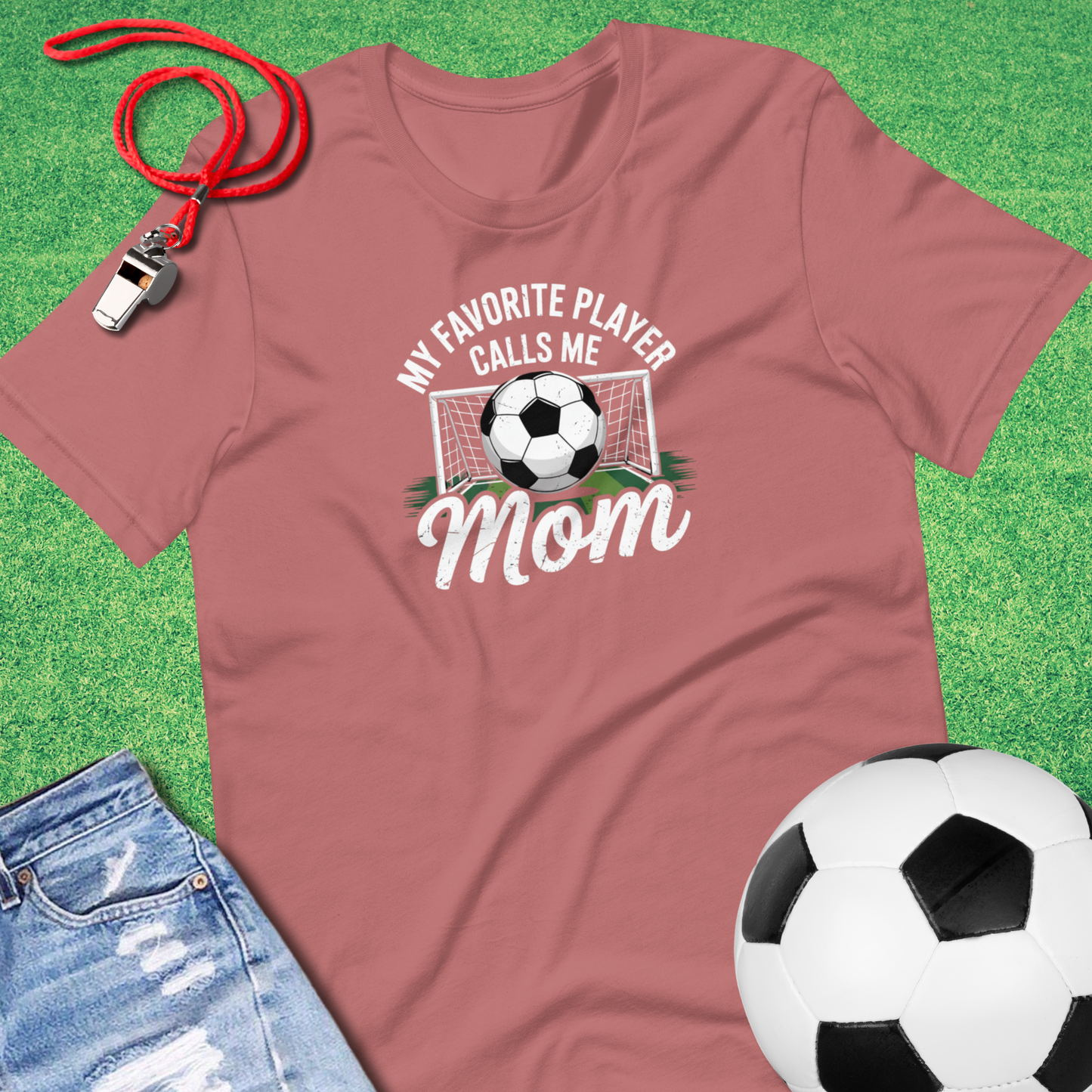 Comfortable soccer mom t-shirt perfect for games, practices, and casual wear