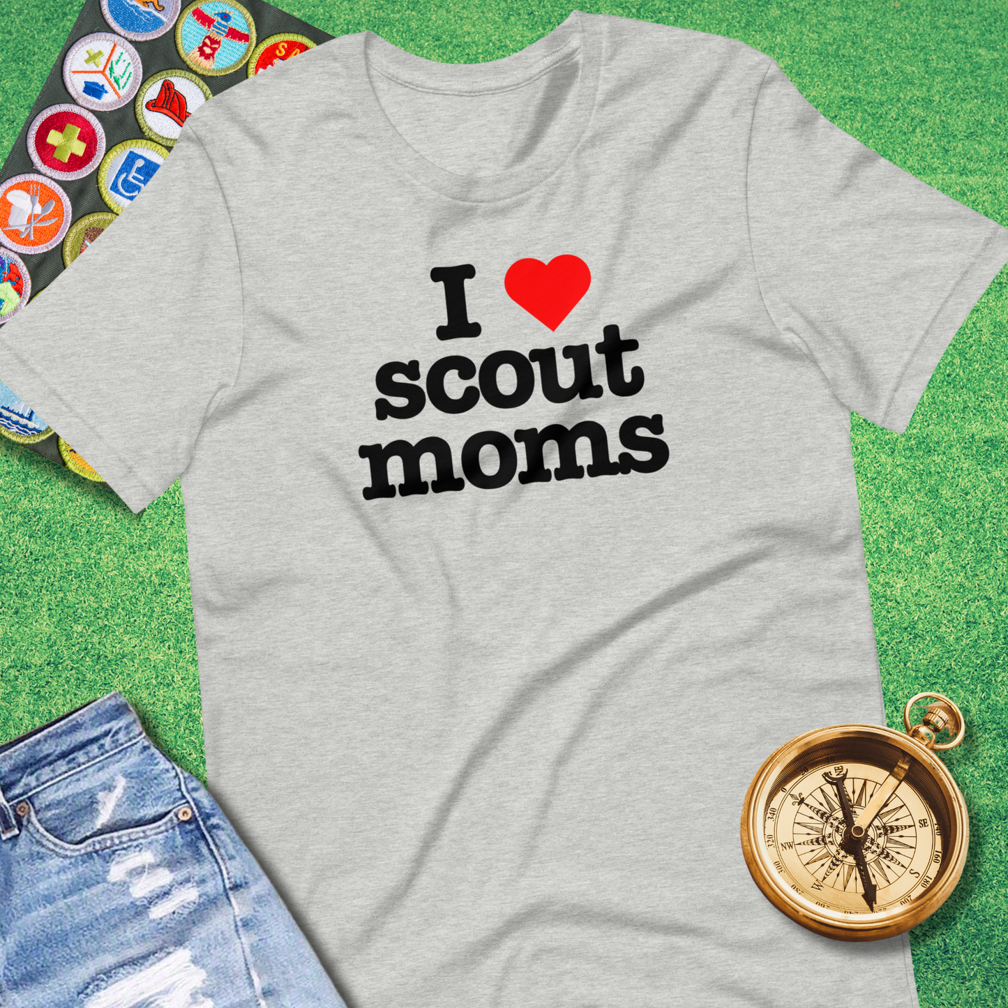 I Heart Scout Moms T-Shirt