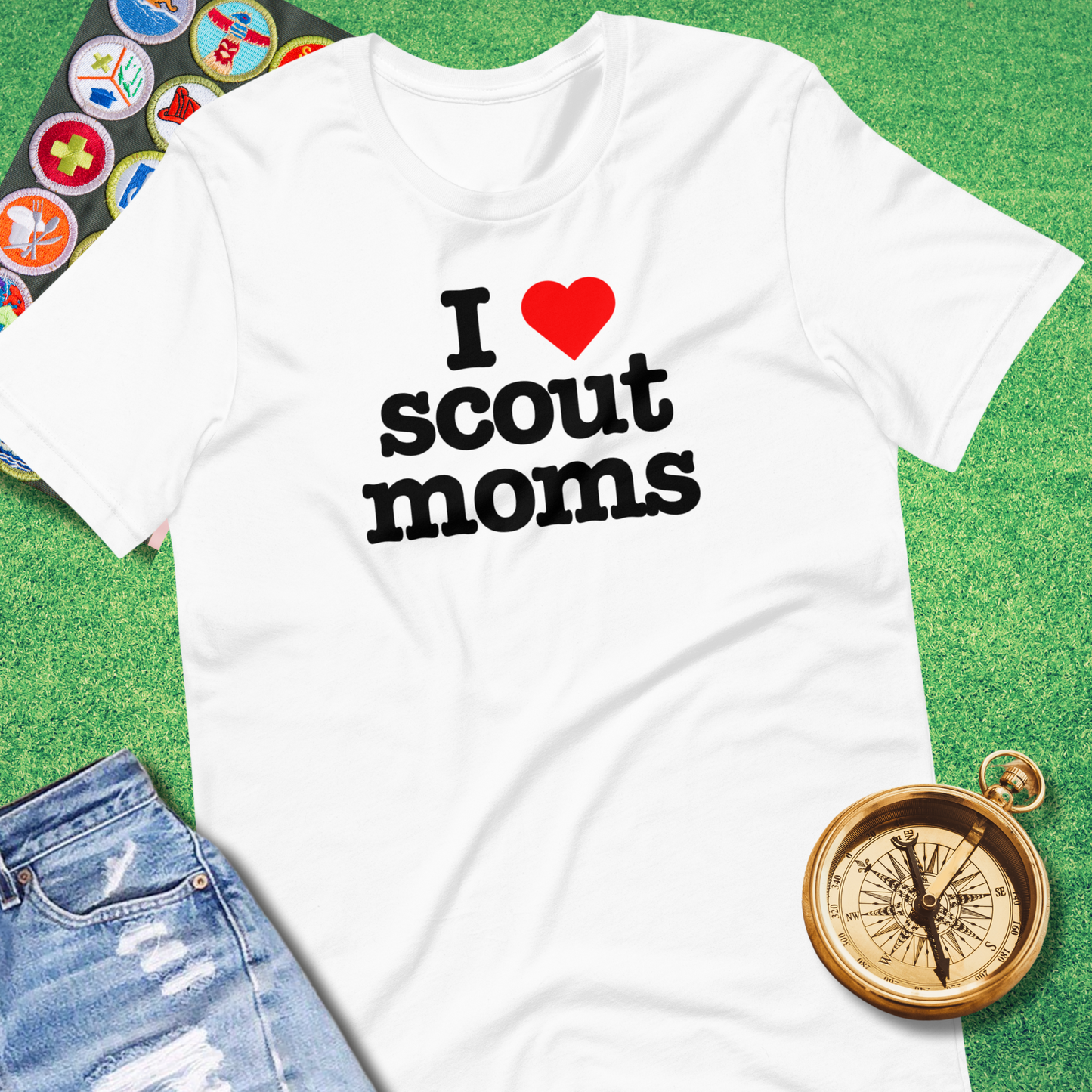 I Heart Scout Moms T-Shirt
