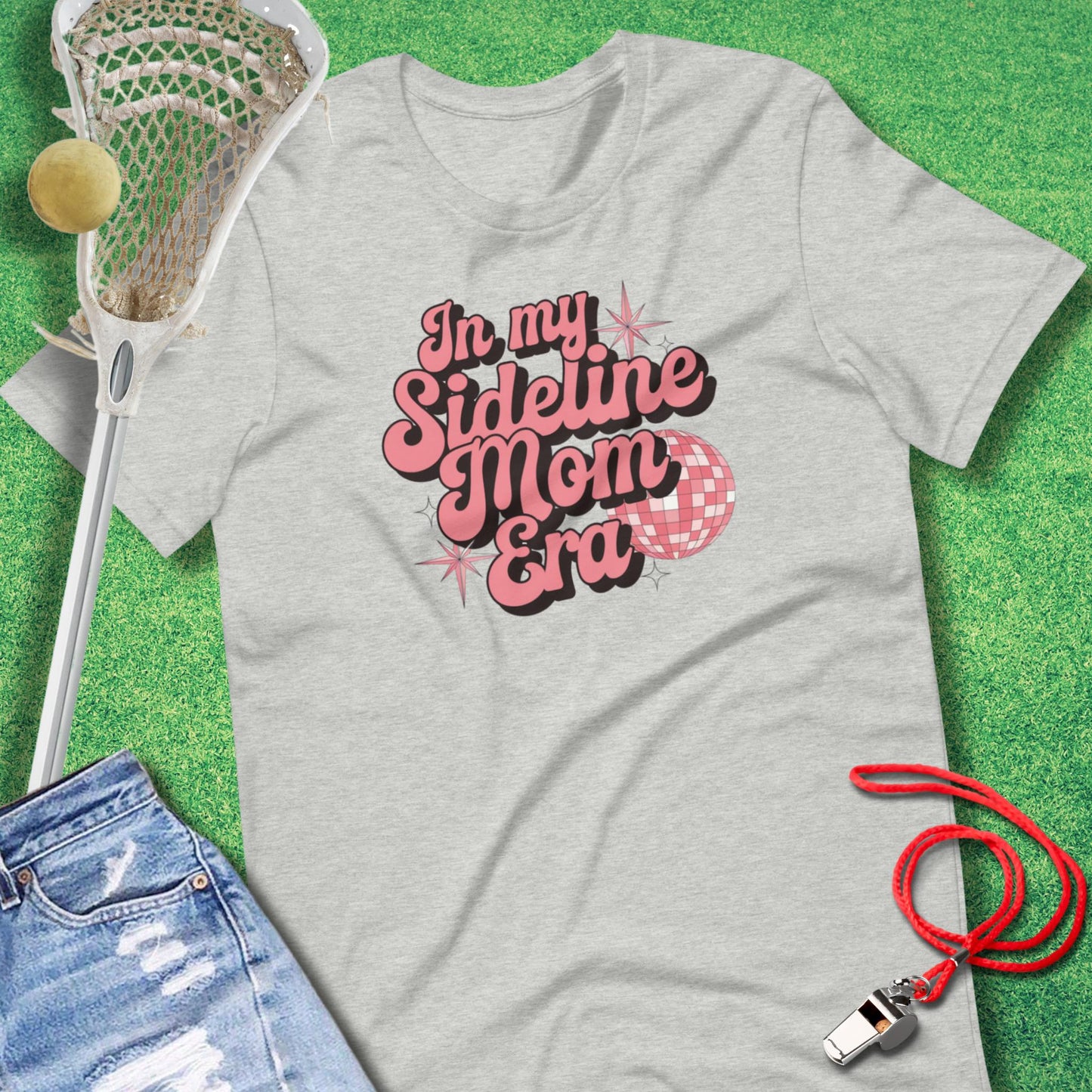 Sideline Mom Era T-Shirt in Athletic Heather - Sports Mom Gift | Sideline Gods