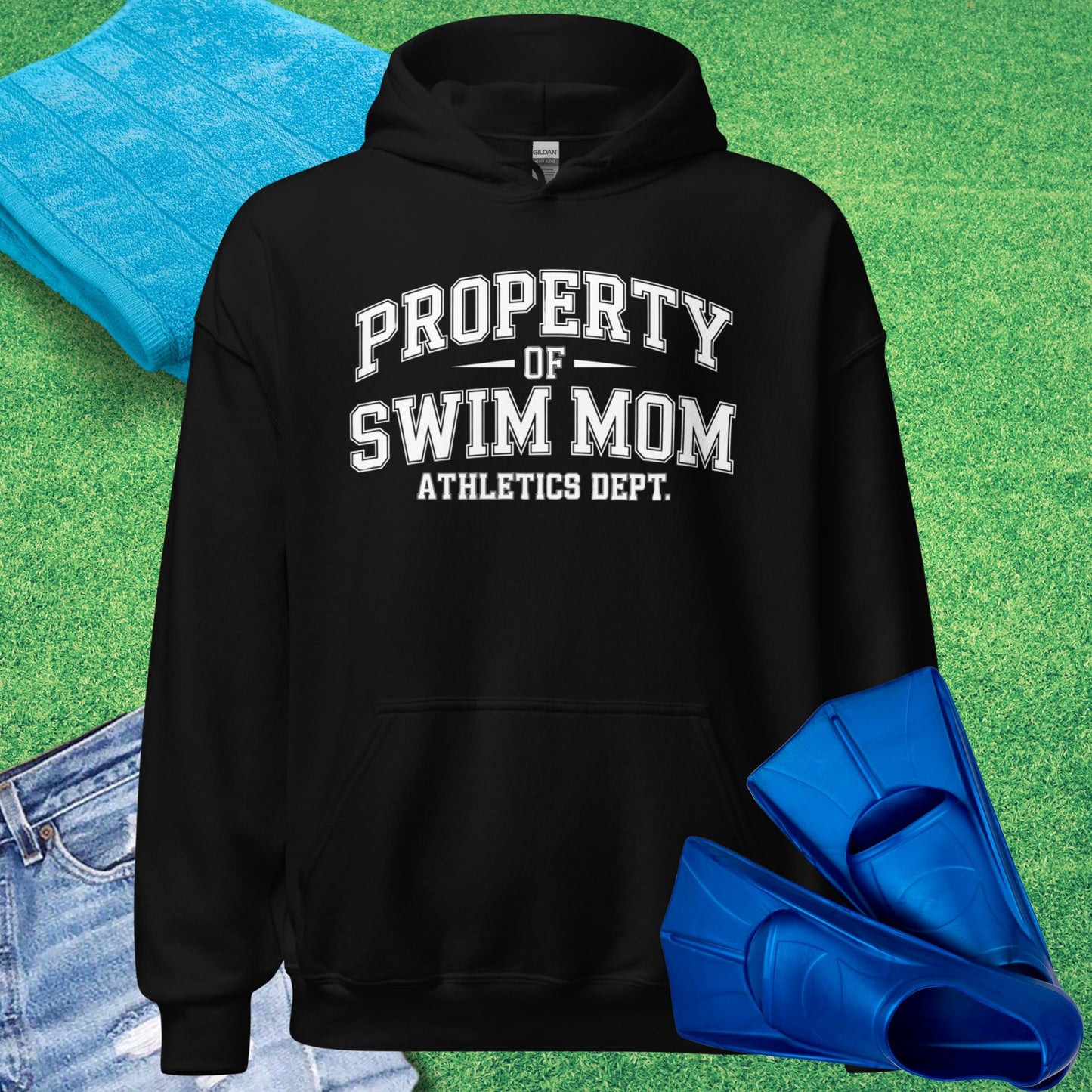 Property of Swim Mom Hoodie