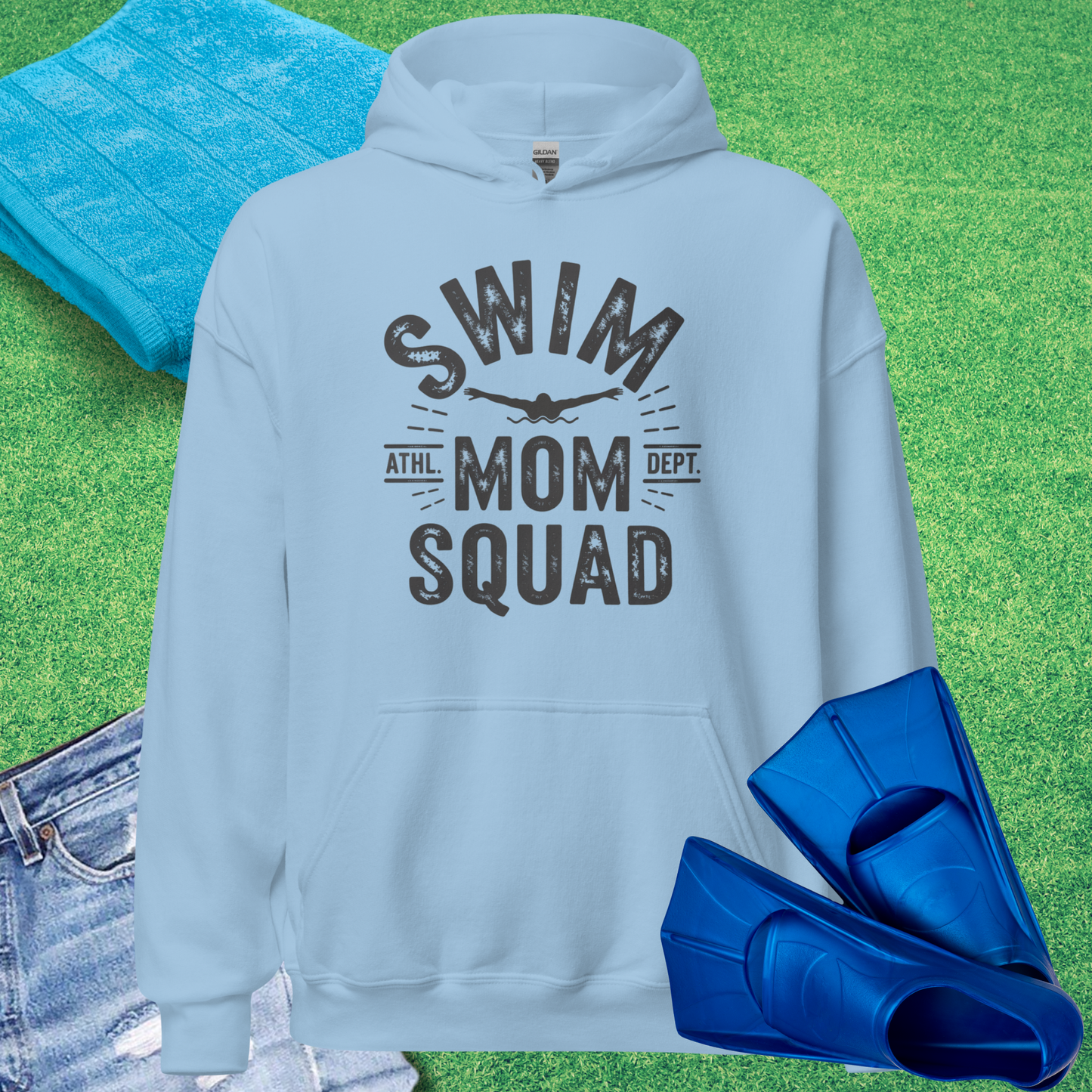 Swim Mom Squad Hoodie