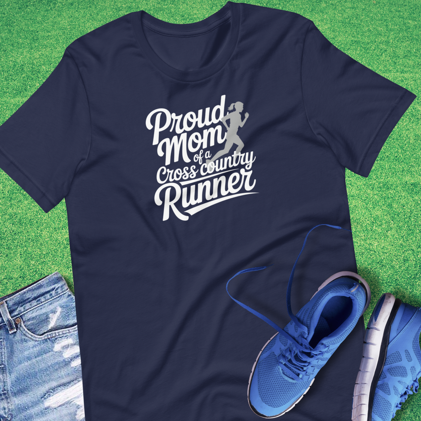 Proud Mom of a Cross Country (Female) Runner T-Shirt