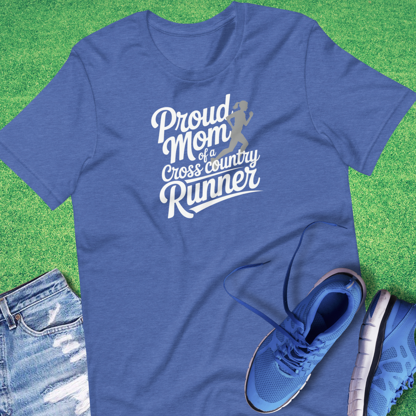 Proud Mom of a Cross Country (Female) Runner T-Shirt