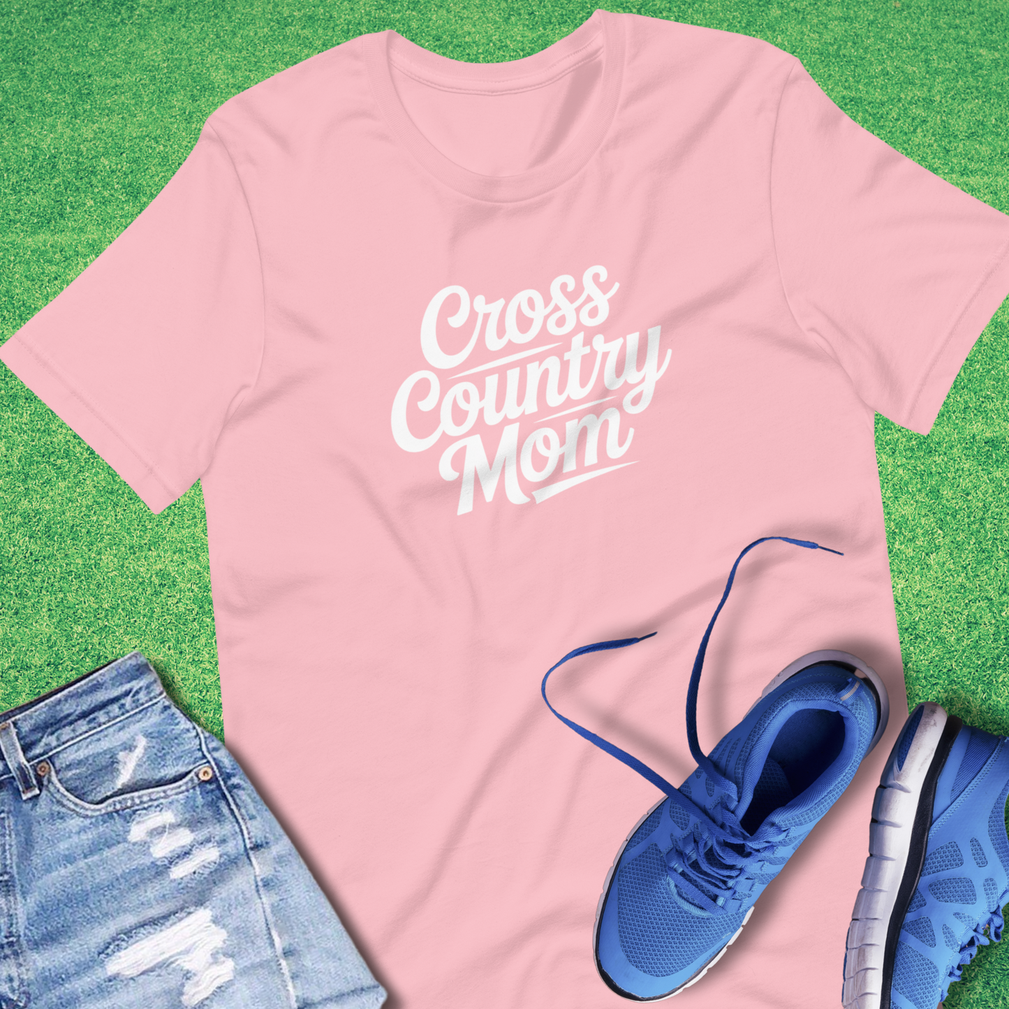 Cross Country Mom Script T-Shirt
