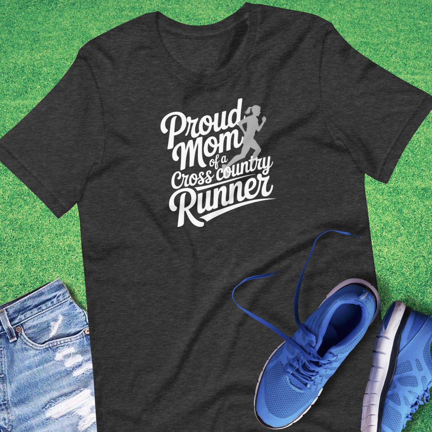 Proud Mom of a Cross Country (Female) Runner T-Shirt