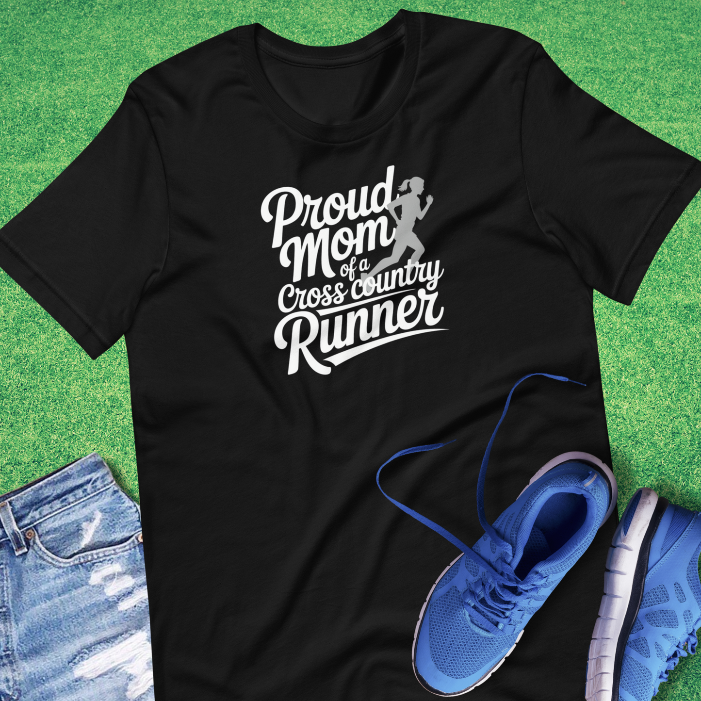 Proud Mom of a Cross Country (Female) Runner T-Shirt