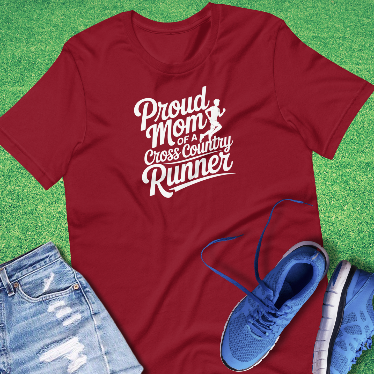 Proud Mom of a Cross Country (male) Runner T-Shirt