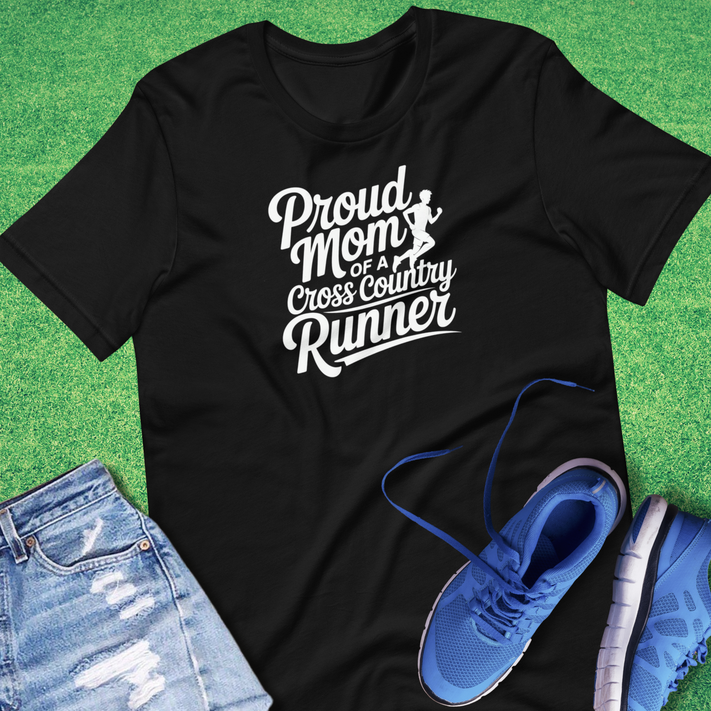 Proud Mom of a Cross Country (male) Runner T-Shirt