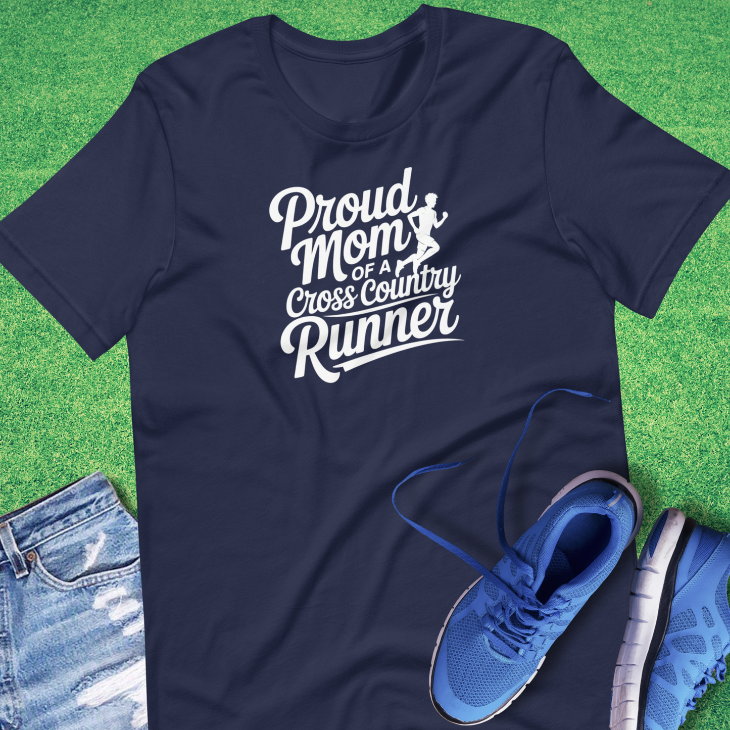Proud Mom of a Cross Country (male) Runner T-Shirt