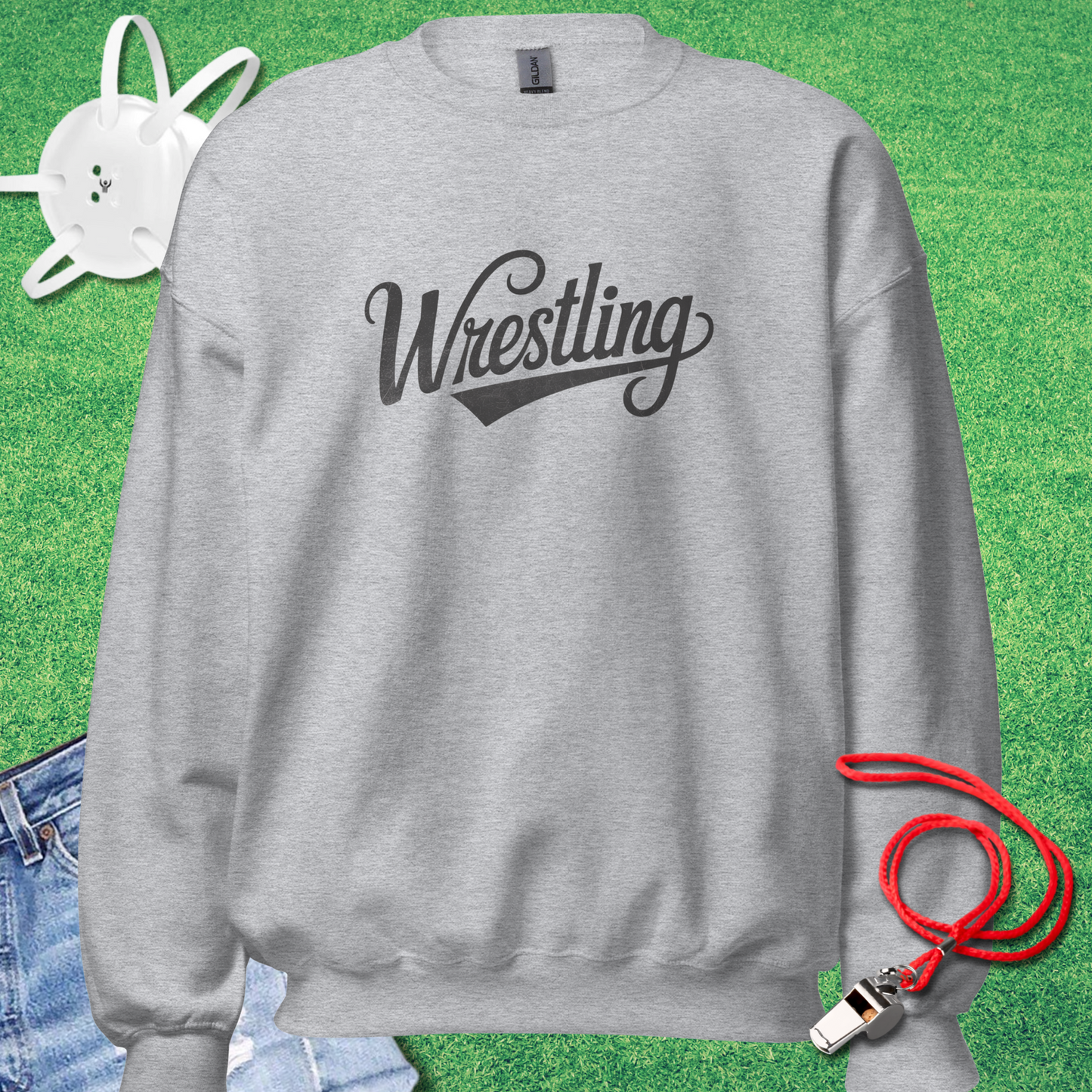 Vintage Wrestling Script Sweatshirt