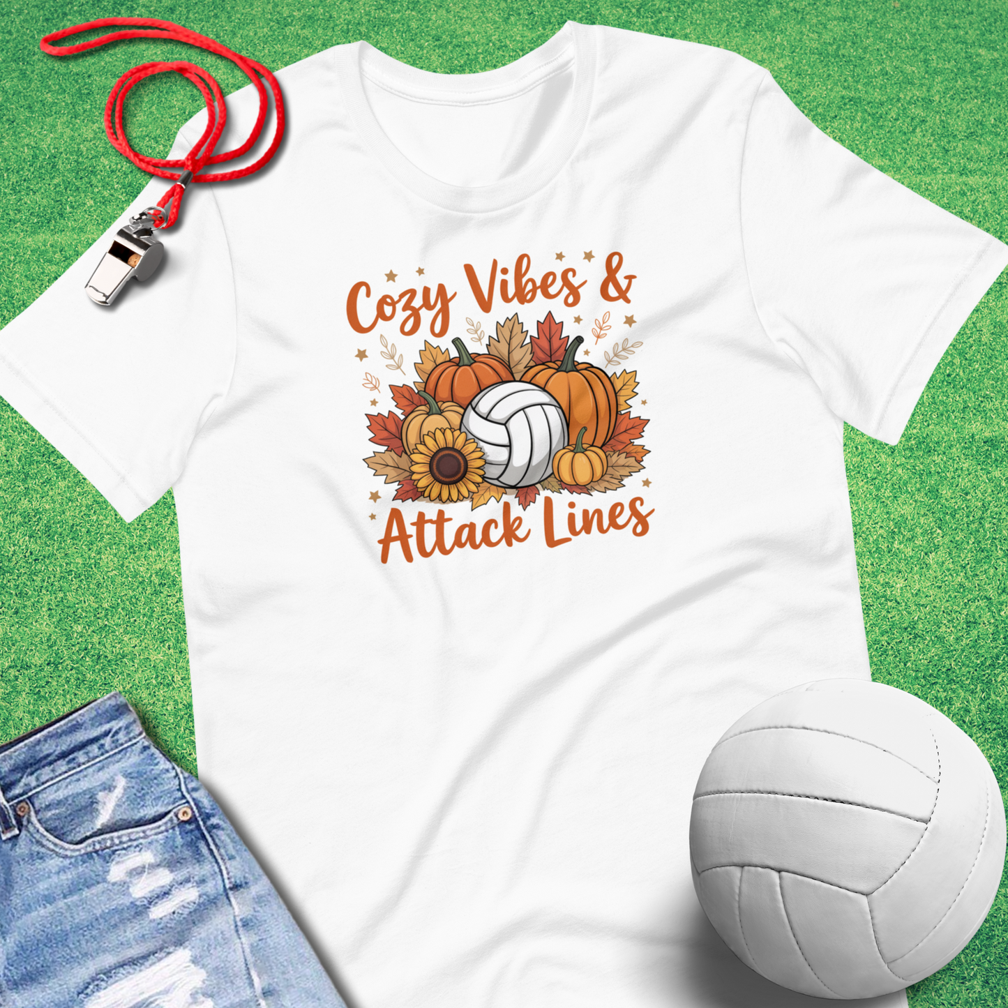 Cozy Volleyball Vibes T-Shirt
