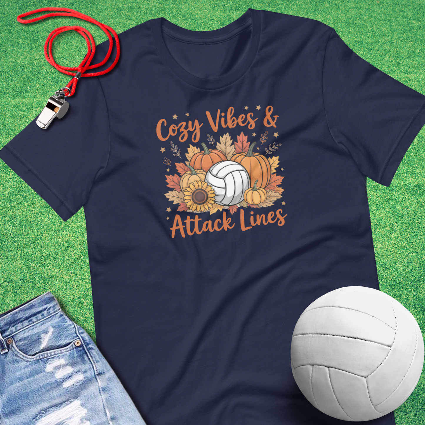 Cozy Volleyball Vibes T-Shirt