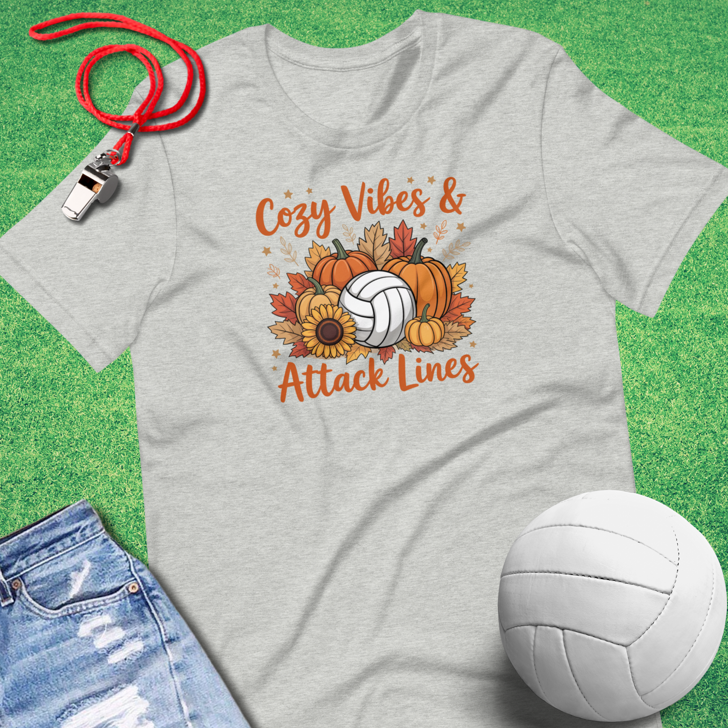 Cozy Volleyball Vibes T-Shirt