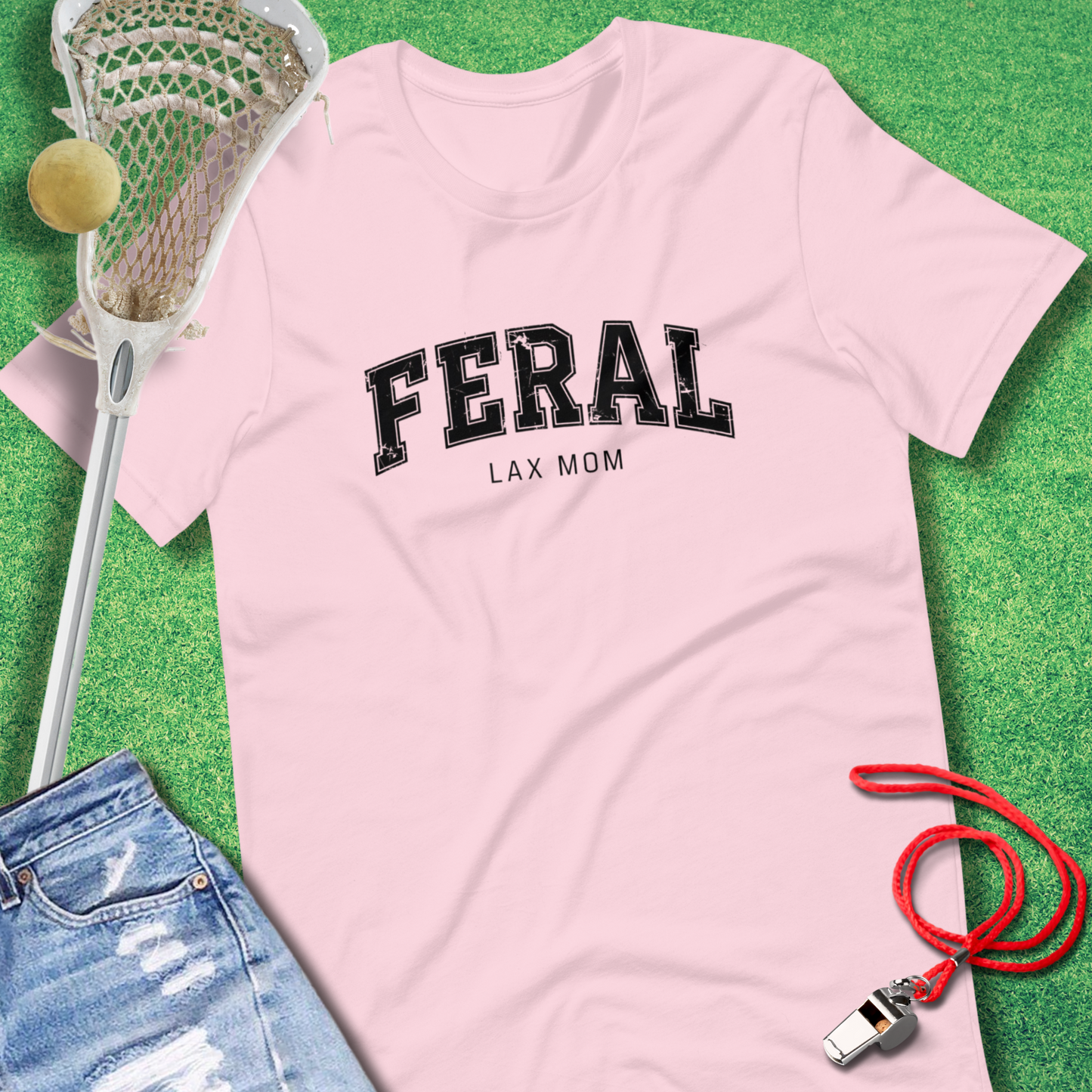 Feral Lax Mom t-shirt