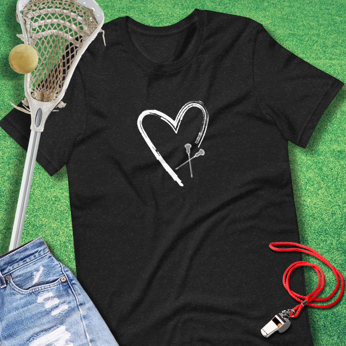 Heart Lacrosse T-Shirt