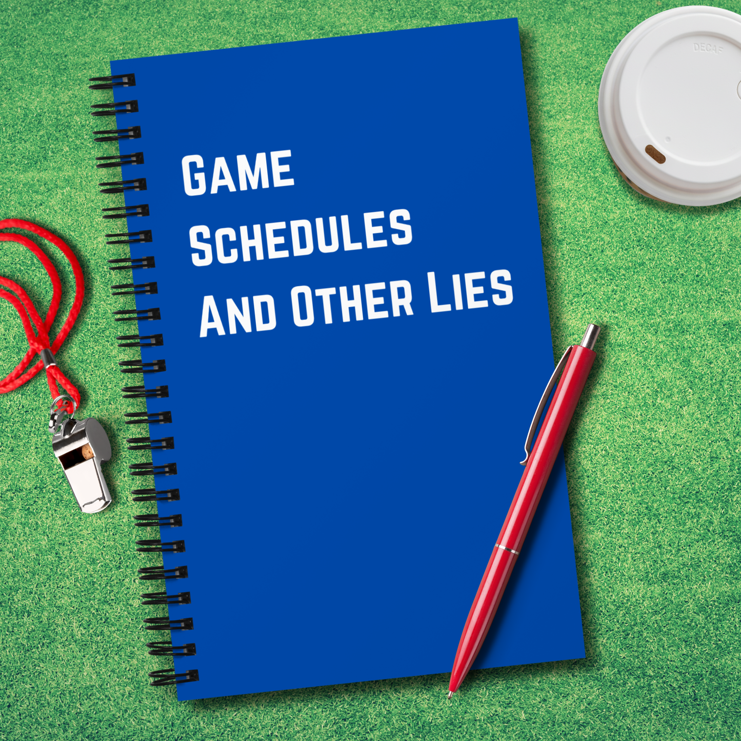 Game Schedules and Other Lies Notebook