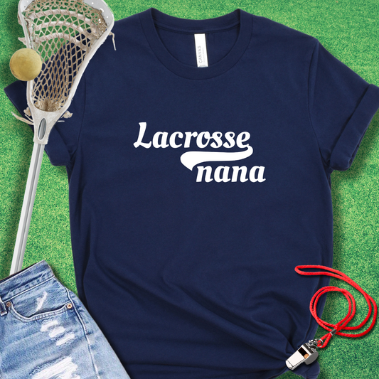 Lacrosse Nana Vintage Style T-Shirt