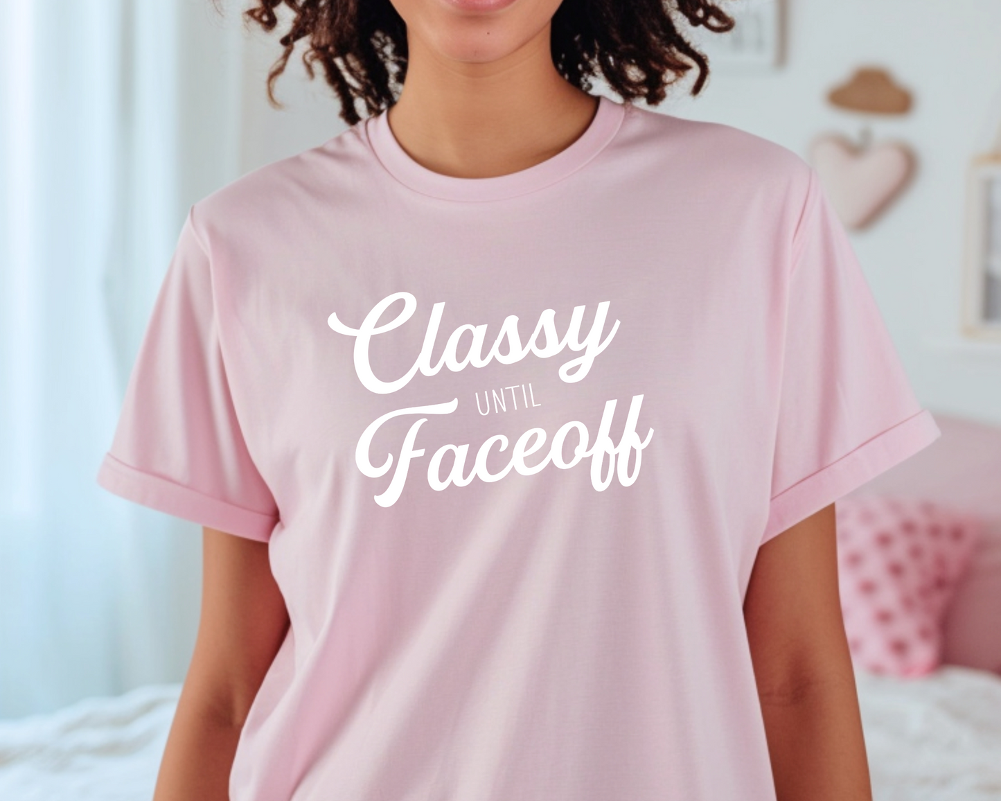 Classy Until Faceoff T-Shirt