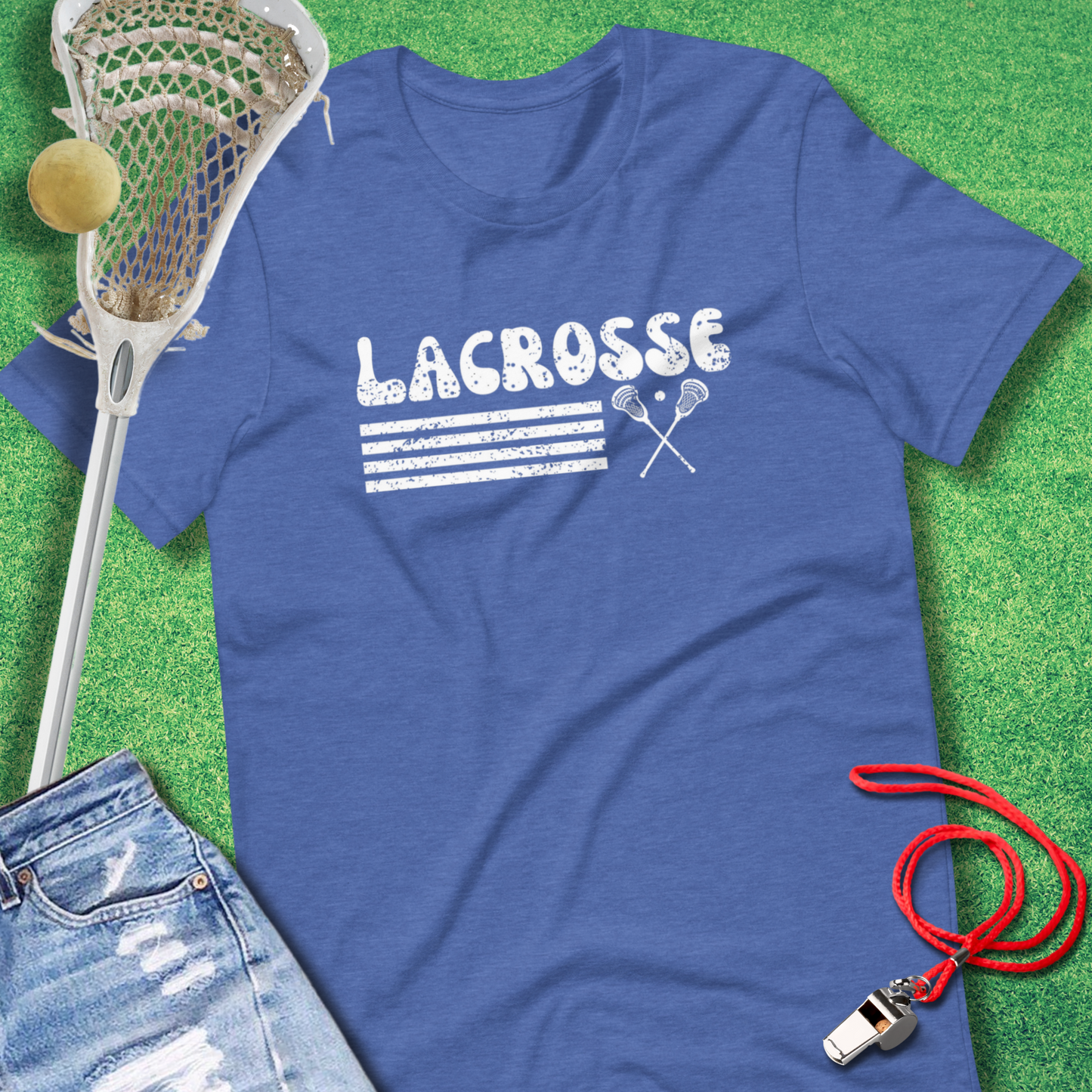 Lacrosse Vintage Distressed T-Shirt