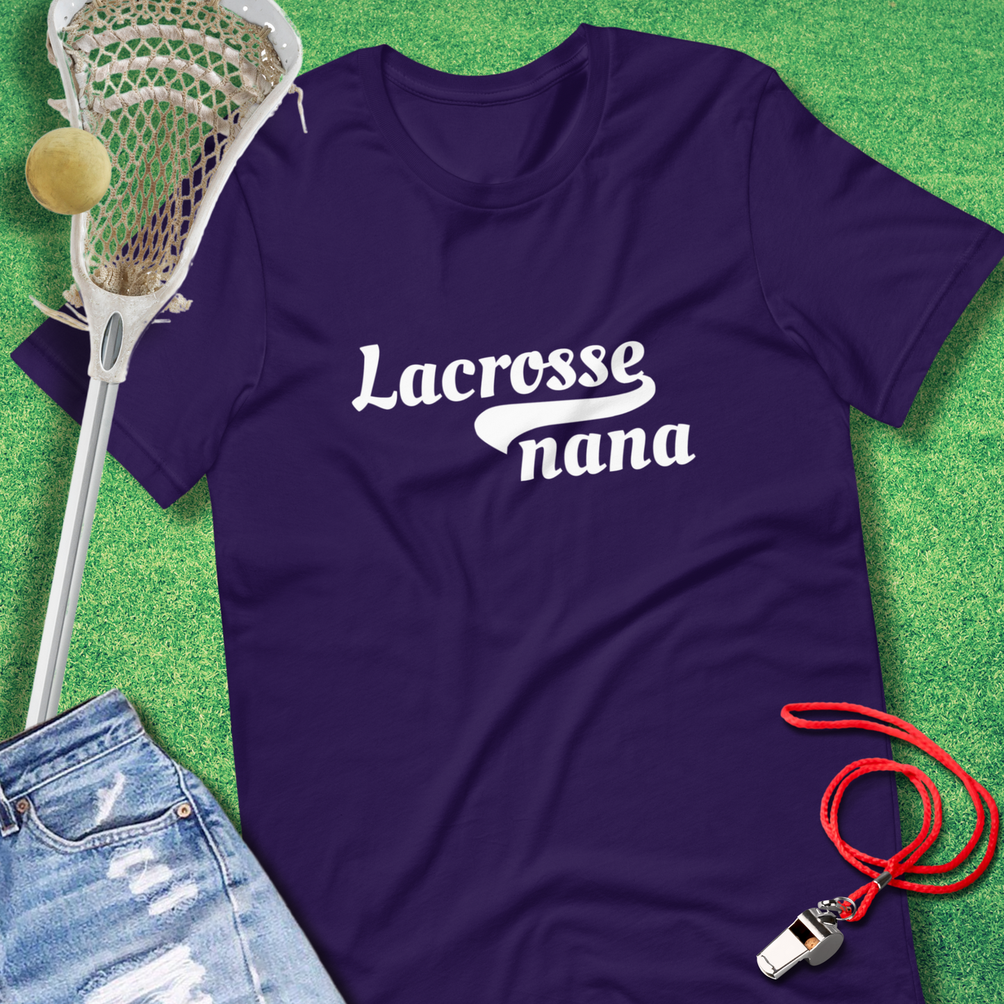 Lacrosse Nana Vintage Style T-Shirt